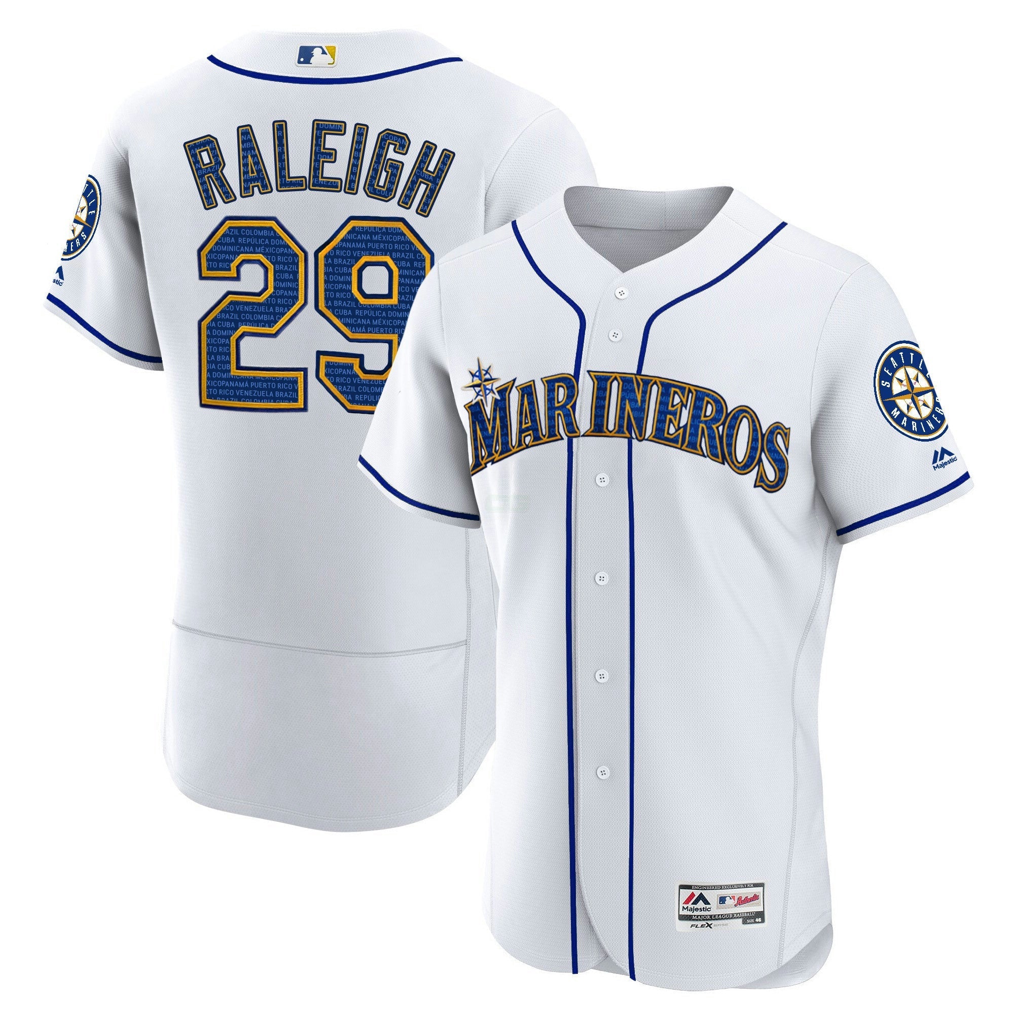Camisa MLB Seattle Marineros Hispanic Heritage Jersey