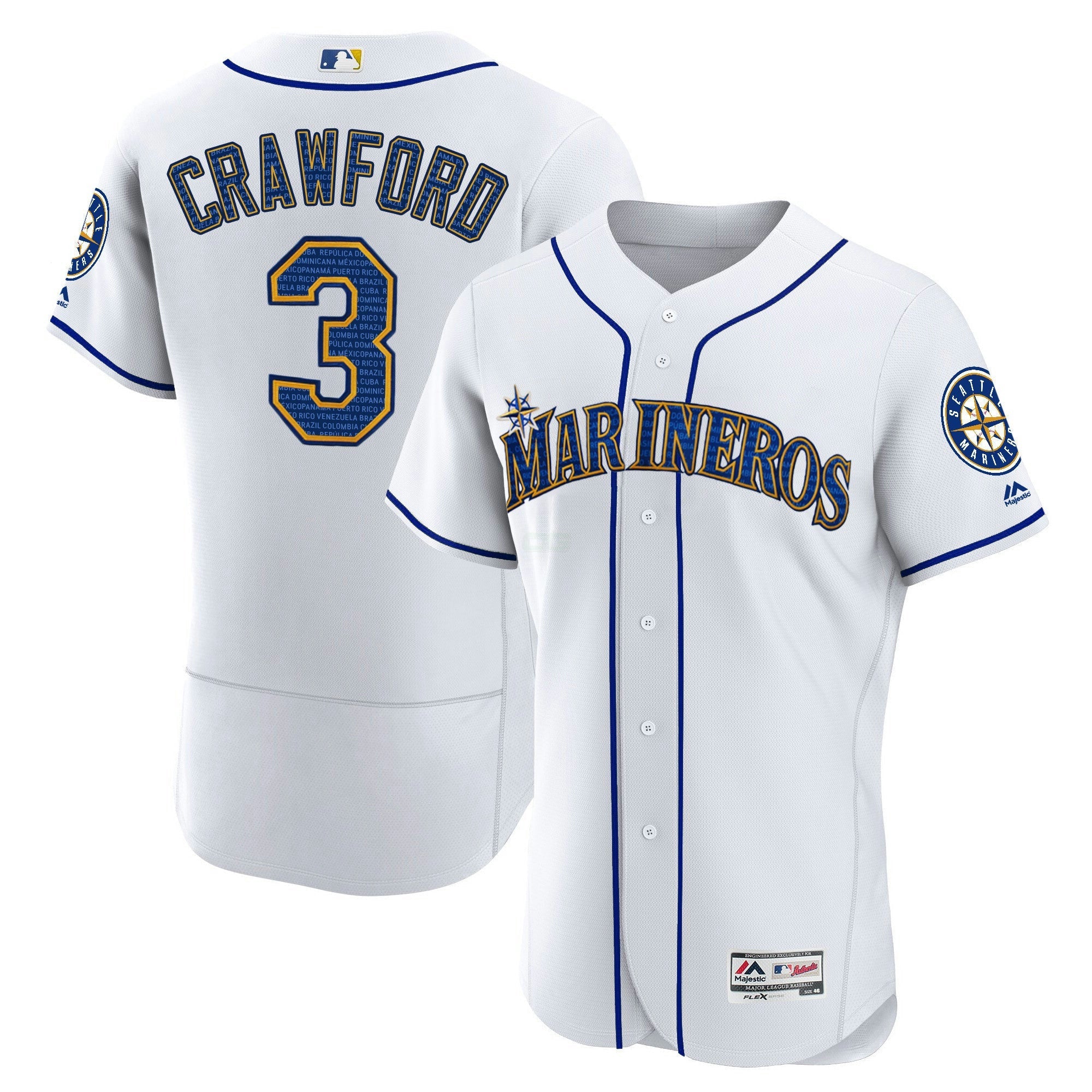 Camisa MLB Seattle Marineros Hispanic Heritage Jersey