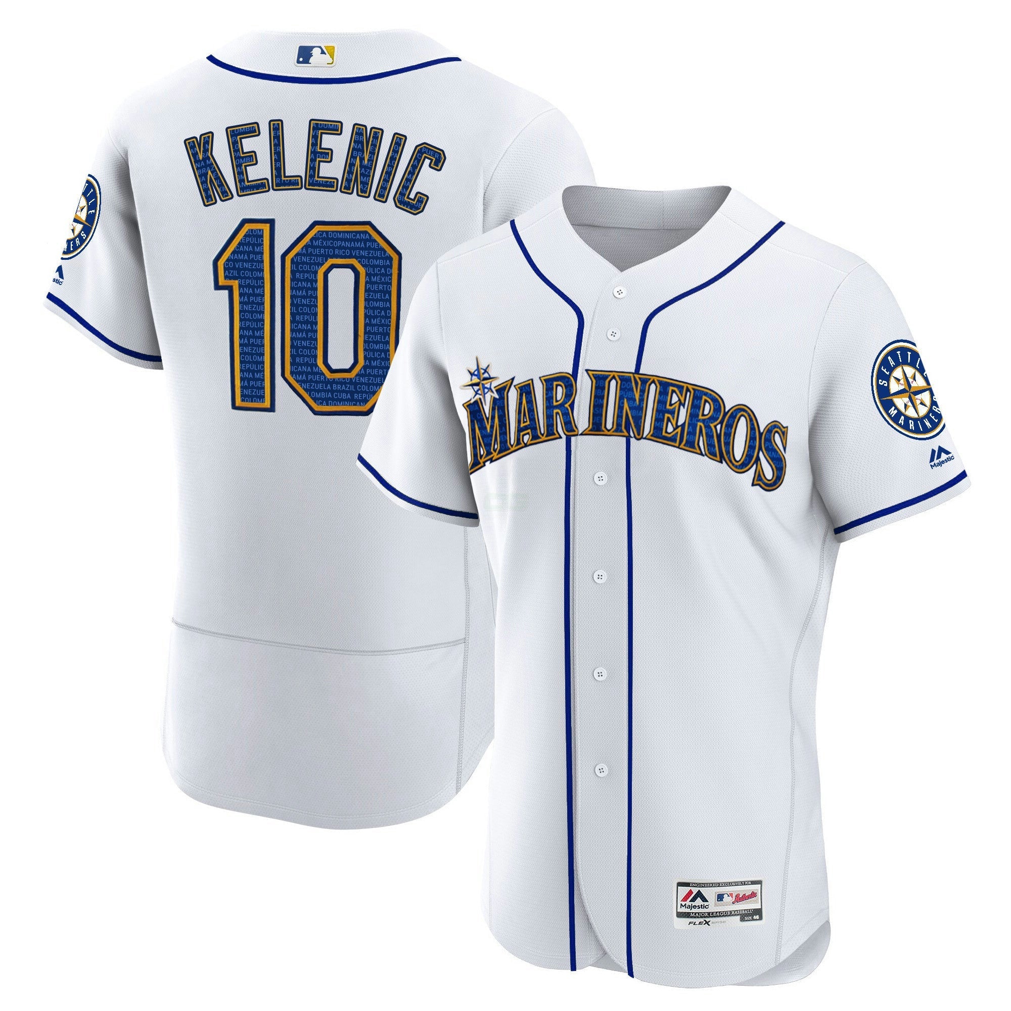 Camisa MLB Seattle Marineros Hispanic Heritage Jersey