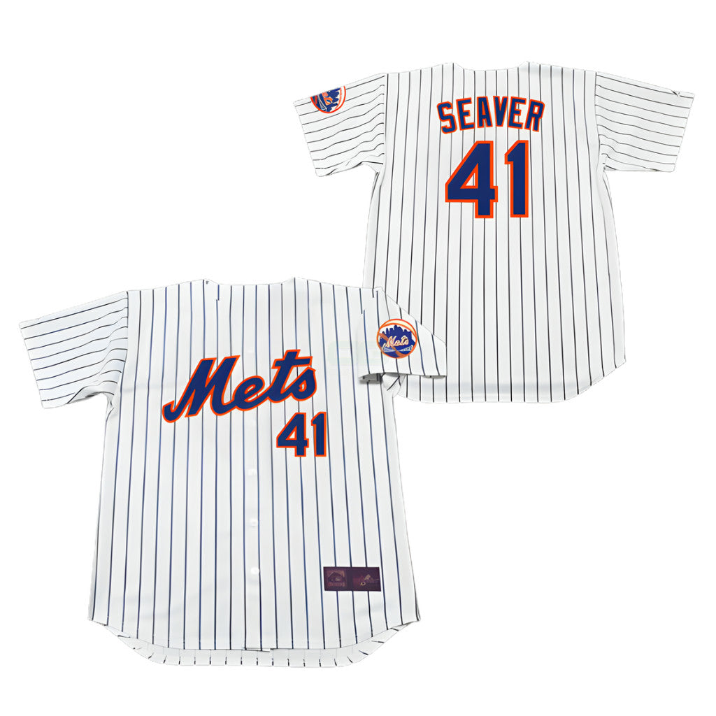 Camisa MLB Seaver 1969 Jersey (Ships in 3-6 weeks) - Branca