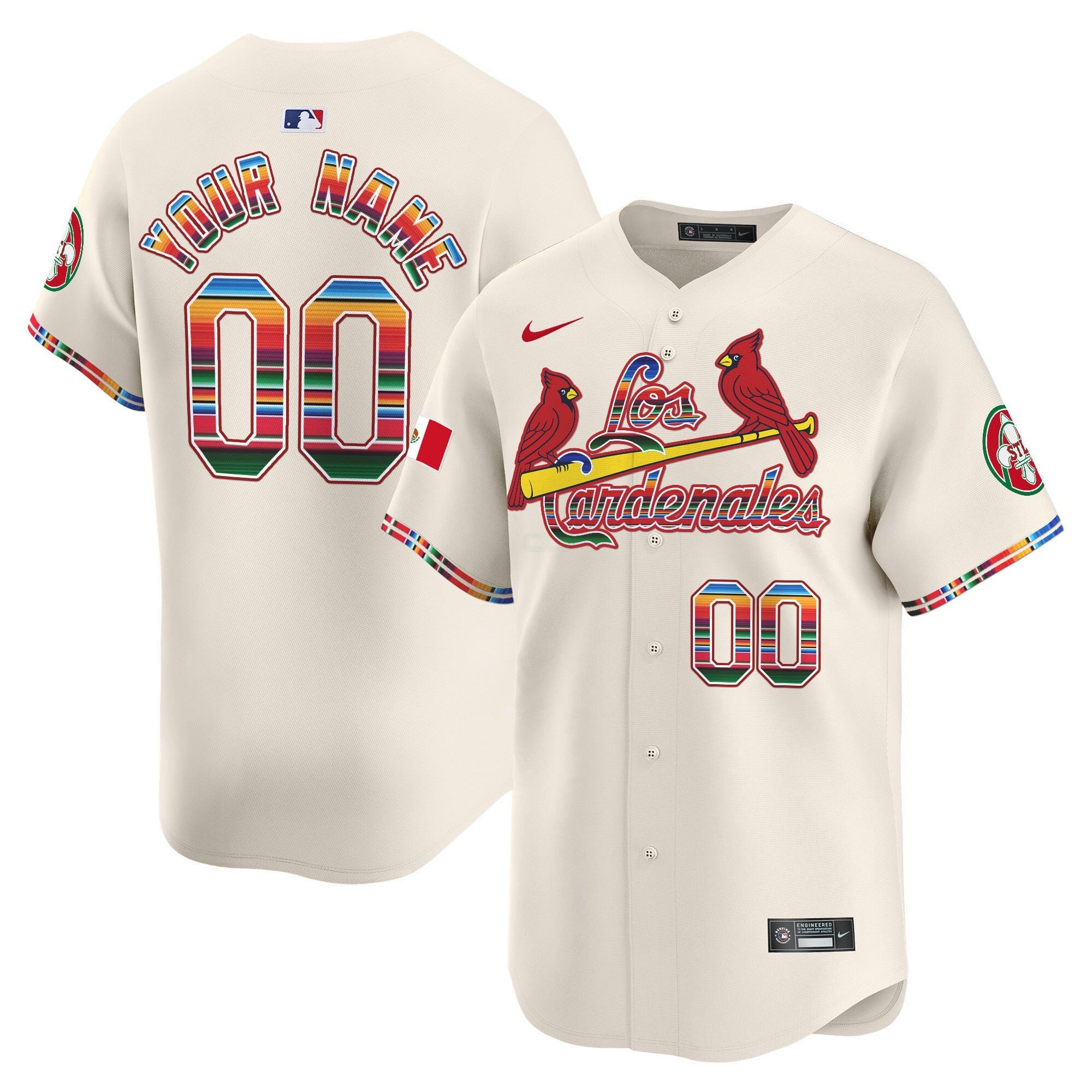 Camisa MLB St. Louis Fiesta Cardenales Vapor Premier Limited Jersey