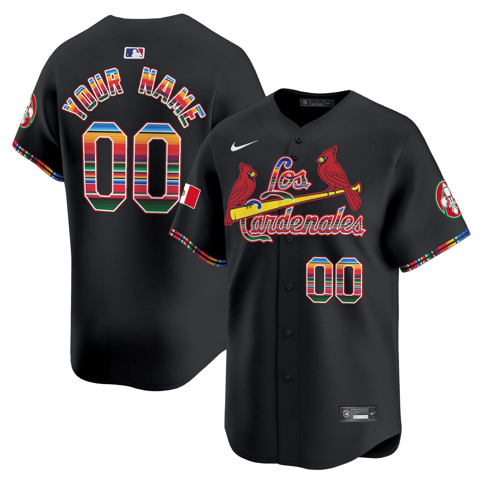 Camisa MLB St. Louis Fiesta Cardenales Vapor Premier Limited Jersey