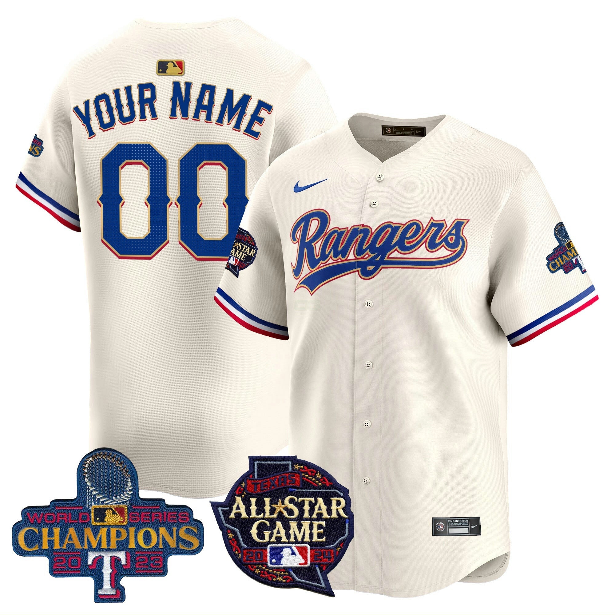 Camisa MLB Texas 2024 All Star Game Patch Vapor Premier Limited Jersey