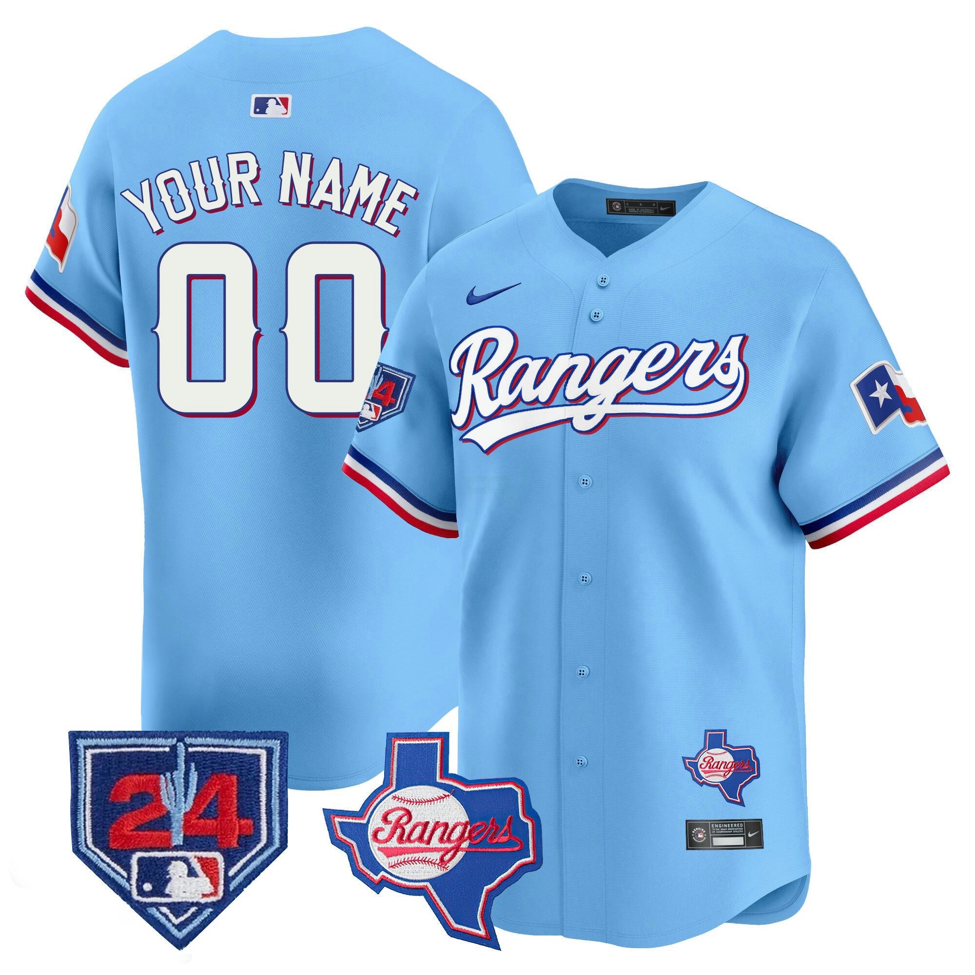 Camisa MLB Texas 2024 Spring Training Patch Vapor Premier Limited Jersey