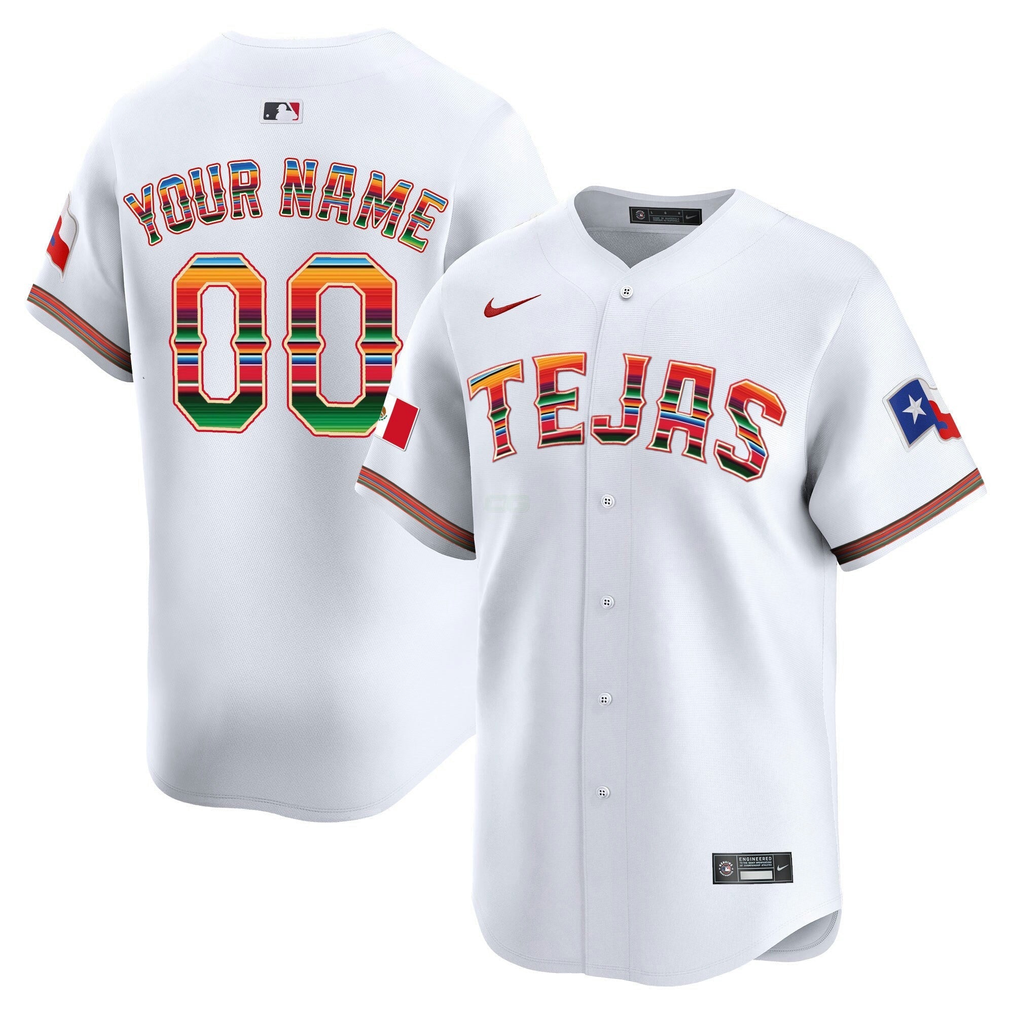 Camisa MLB Texas Mexico Vapor Premier Limited Jersey V2