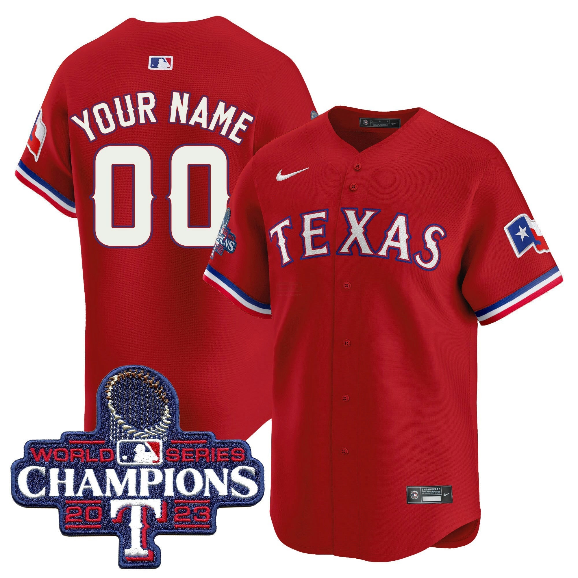 Camisa MLB Texas World Series Champions Vapor Premier Limited Jersey