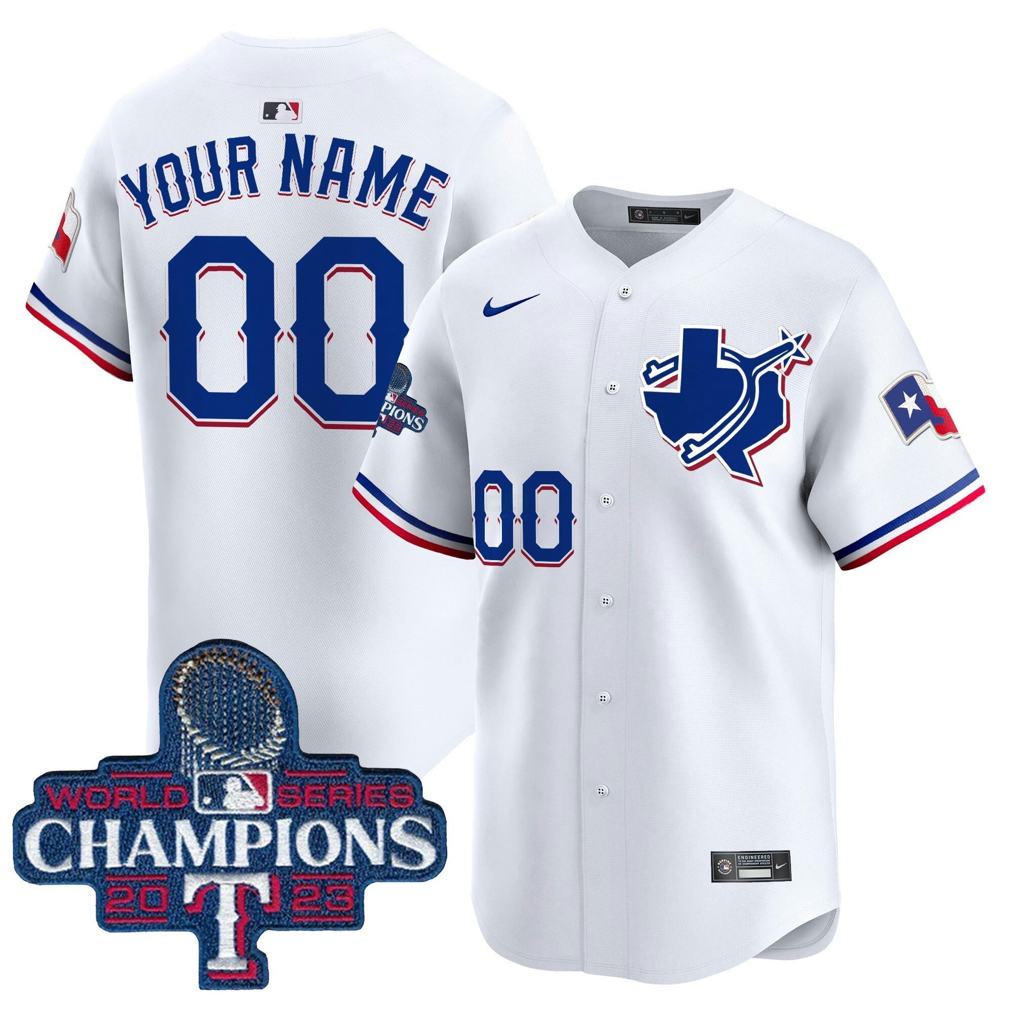 Camisa MLB Texas World Series Champions Vapor Premier Limited Jersey V3