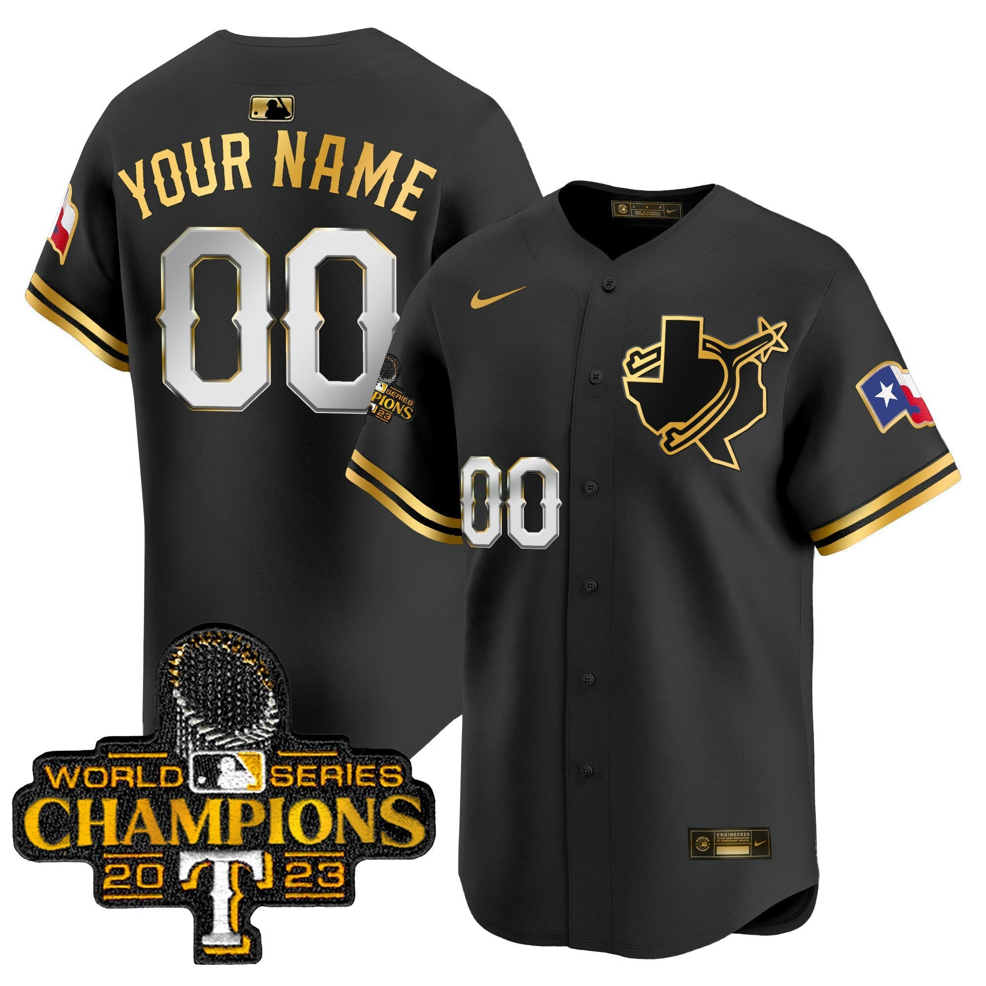 Camisa MLB Texas World Series Champions Vapor Premier Limited Jersey V3