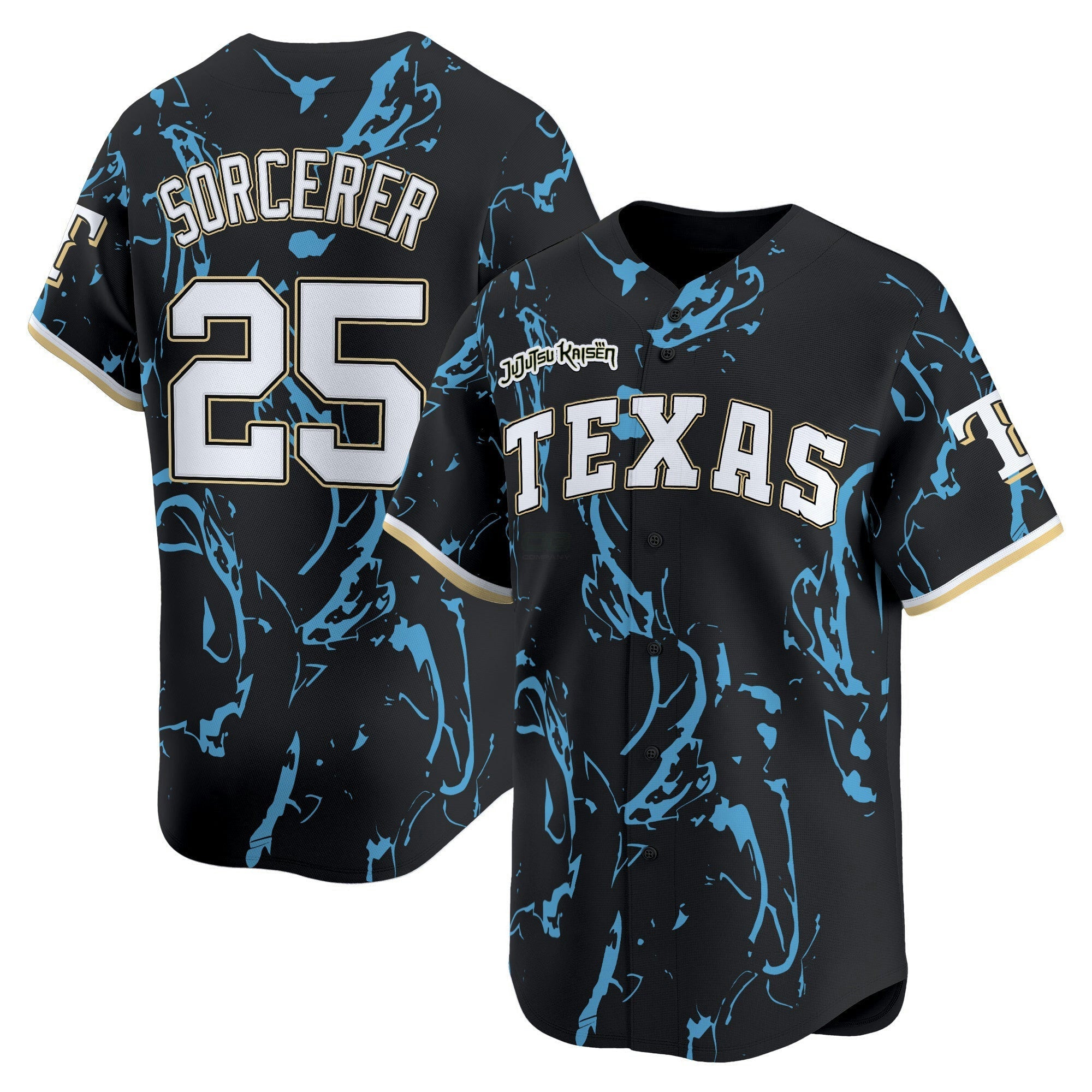 Camisa MLB Texas x Jujutsu Kaisen Vapor Premier Limited Jersey