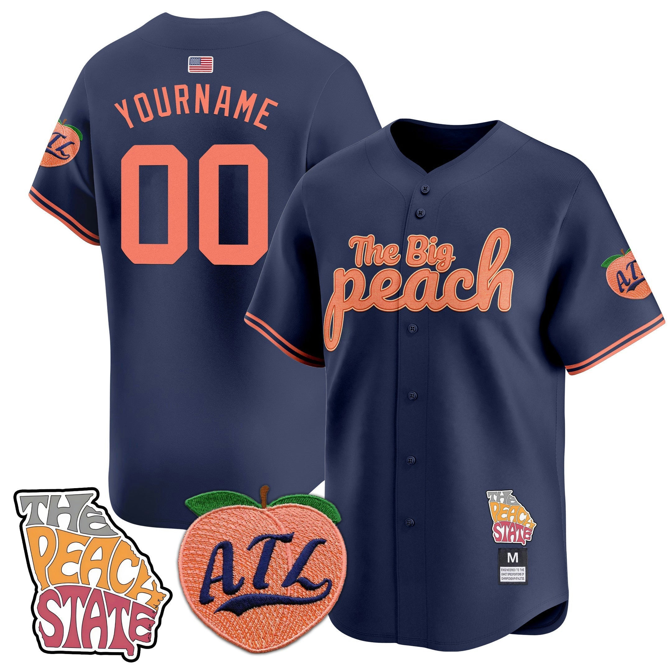 Camisa MLB The Big Peach Vapor Premier Limited Jersey