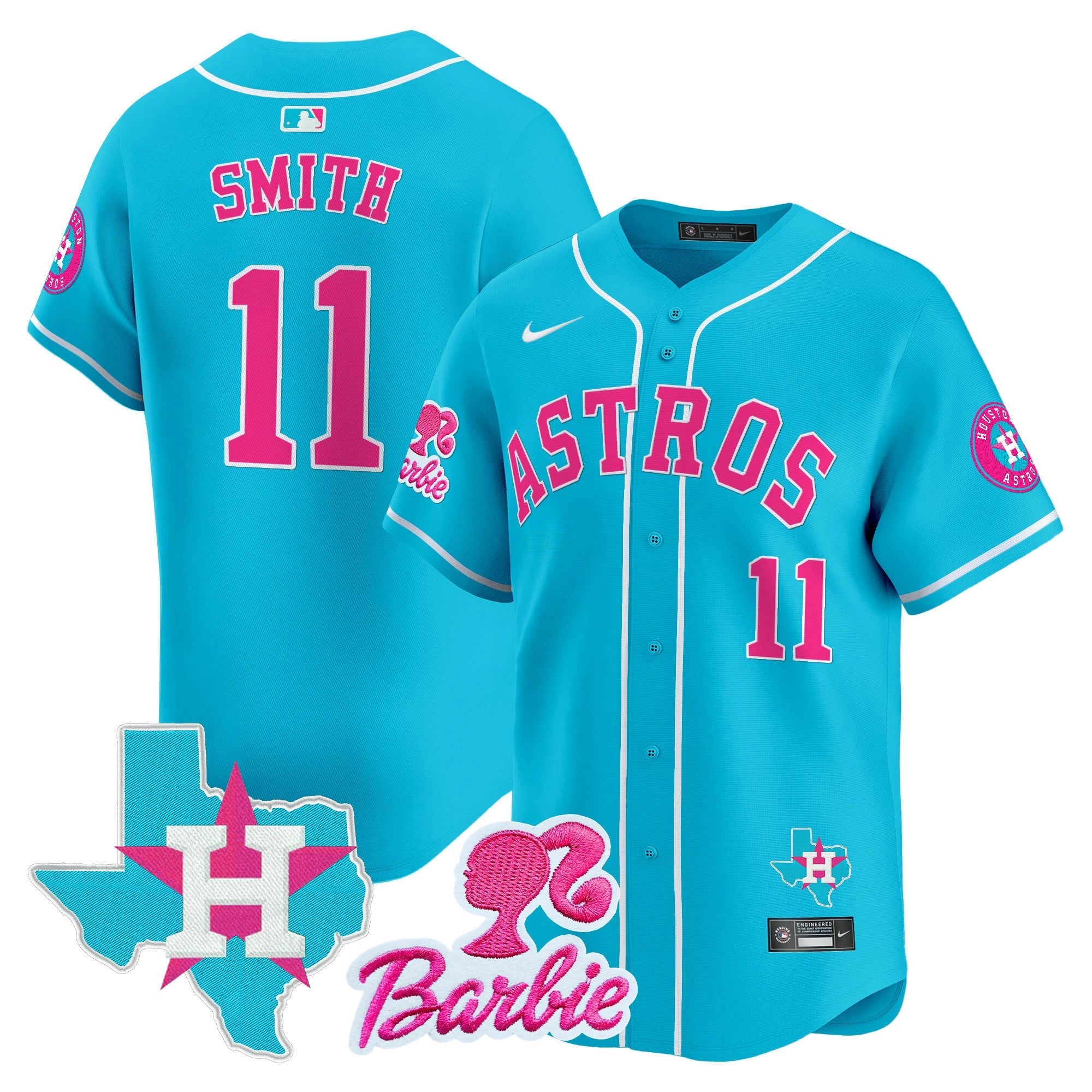 Camisa MLB Unisex Barbie Patch Vapor Premier Limited Jersey