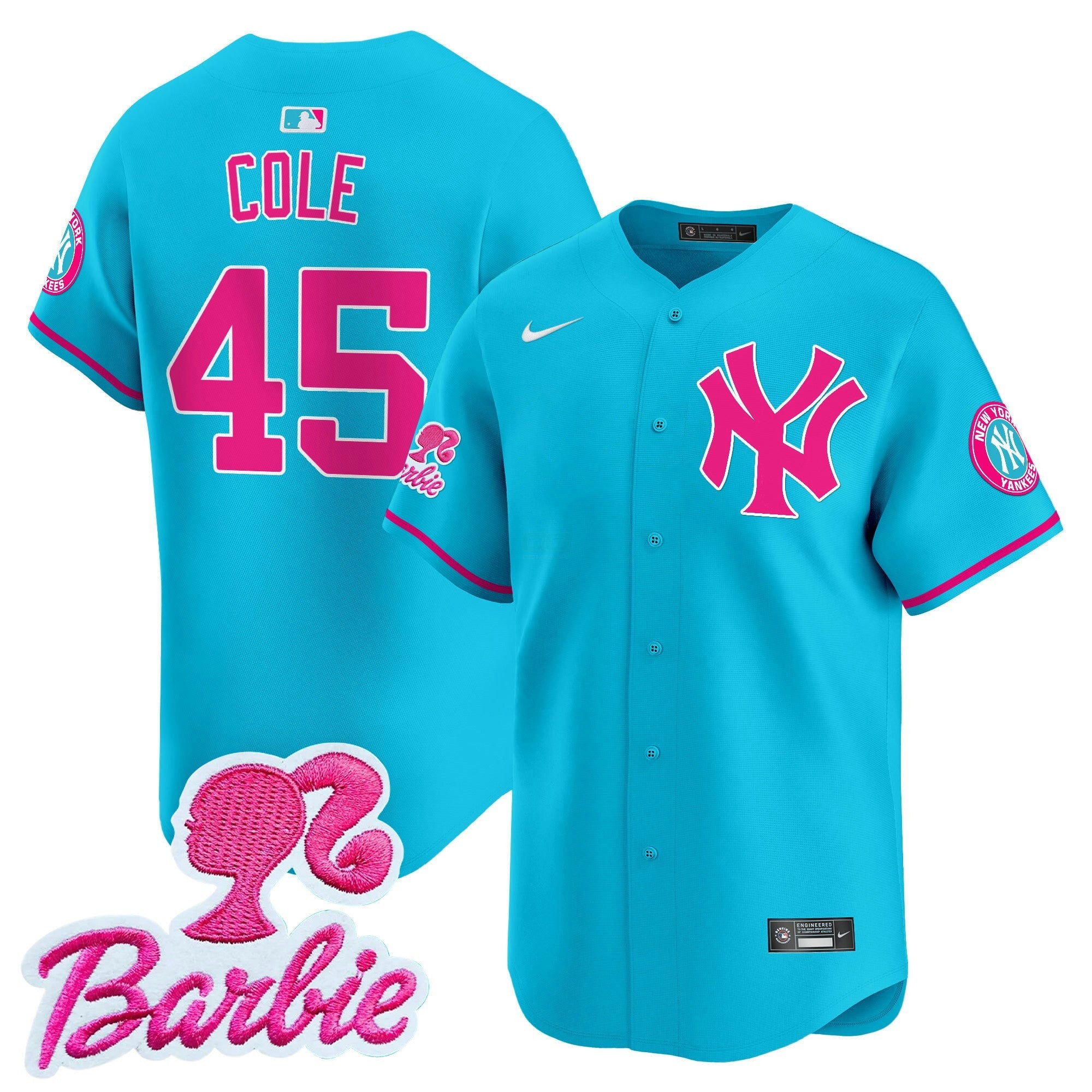 Camisa MLB Unisex Barbie Patch Vapor Premier Limited Jersey