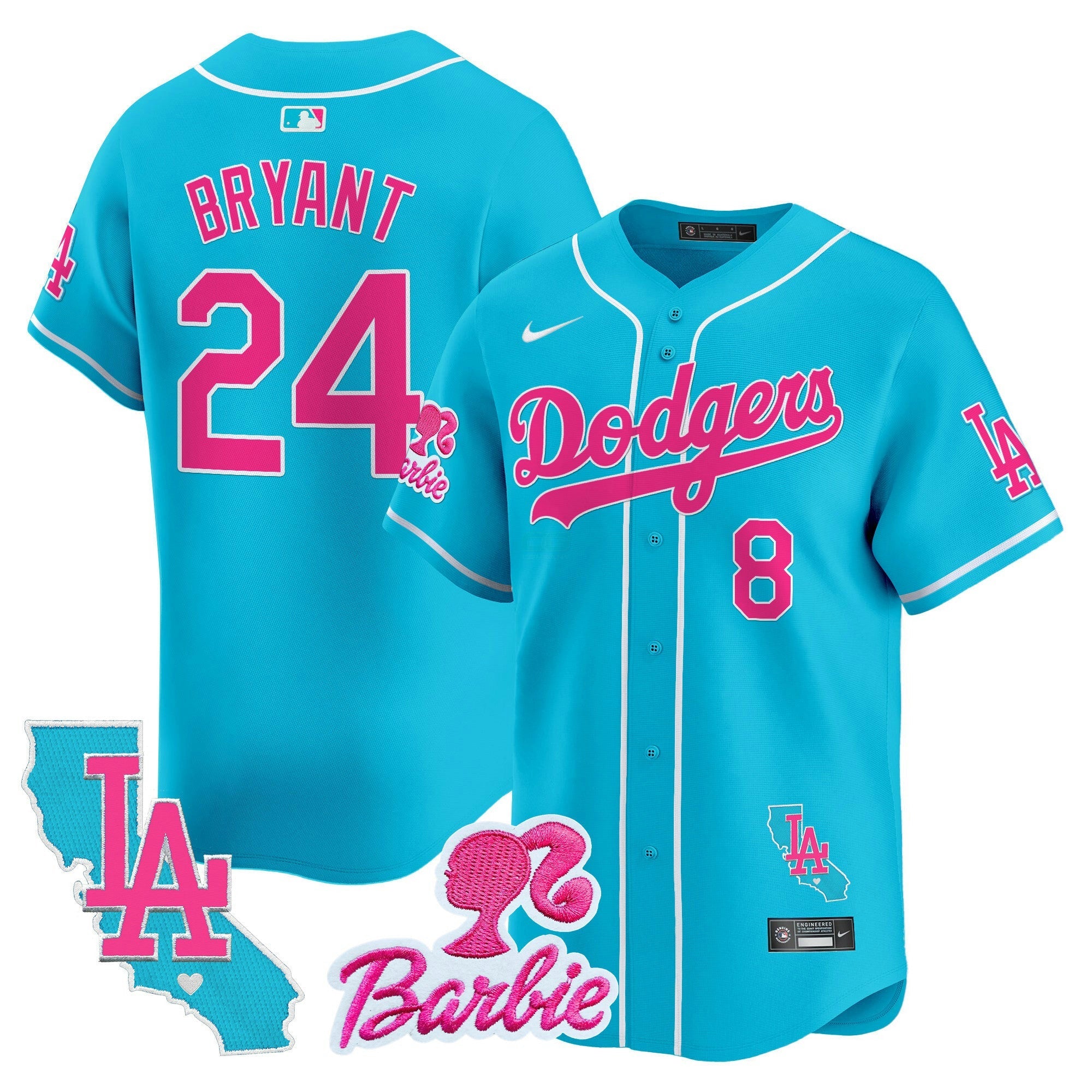 Camisa MLB Unisex Barbie Patch Vapor Premier Limited Jersey