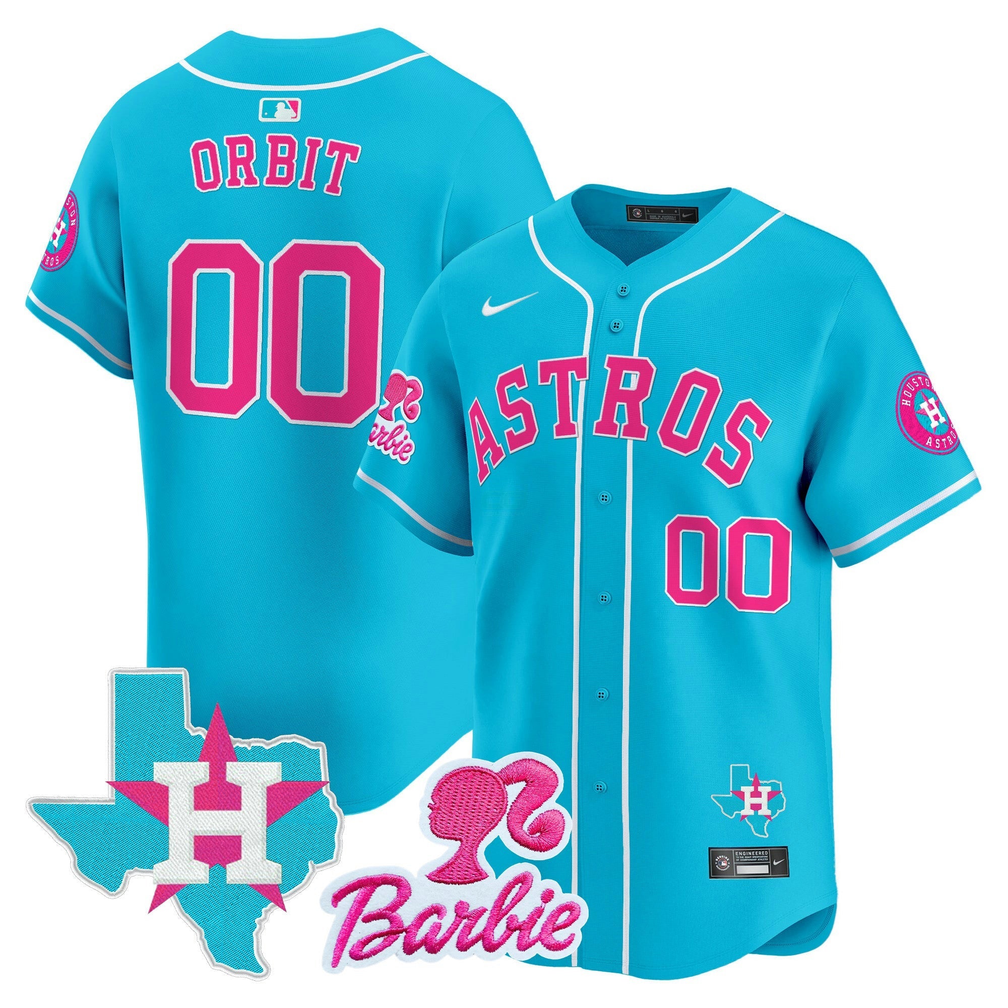Camisa MLB Unisex Barbie Patch Vapor Premier Limited Jersey