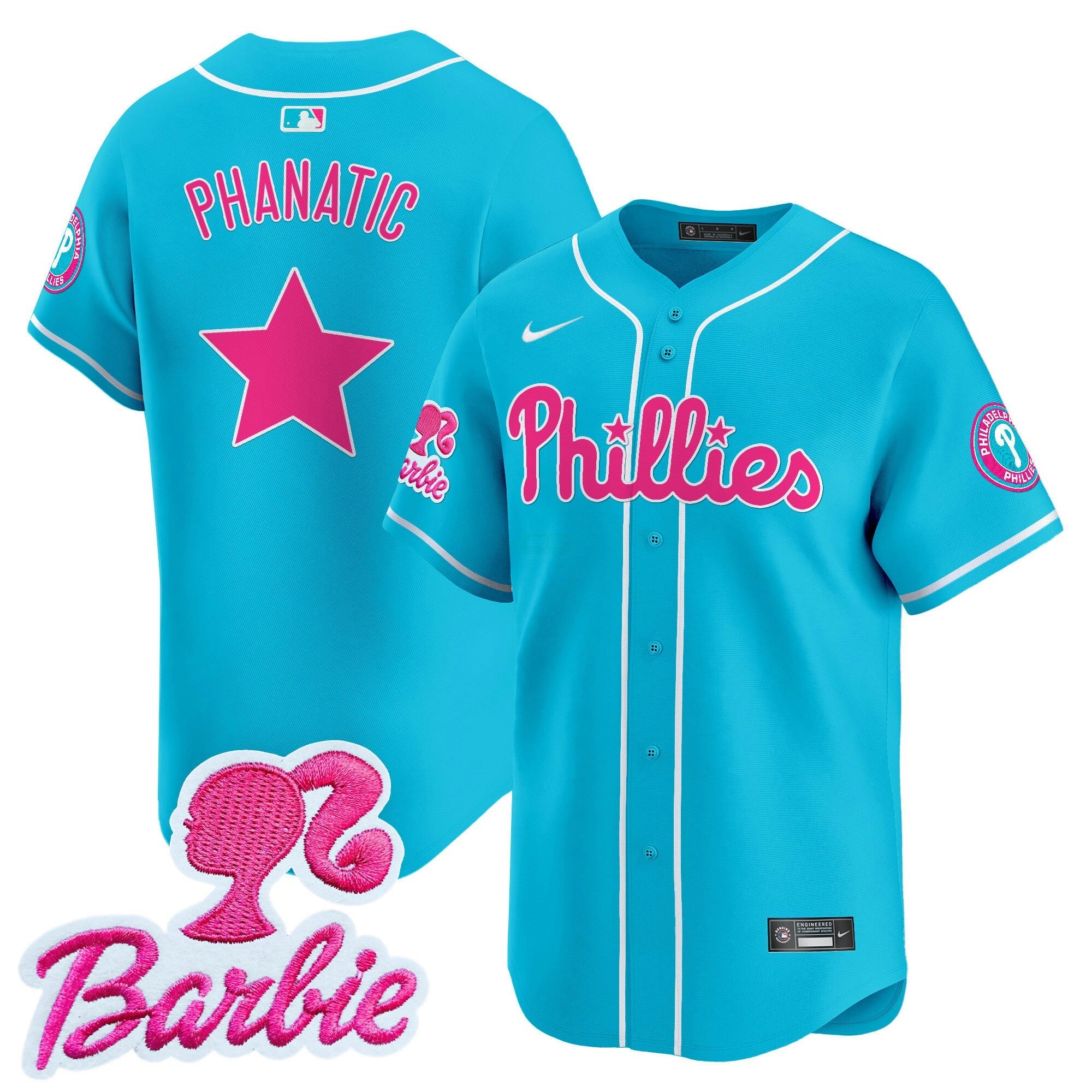 Camisa MLB Unisex Barbie Patch Vapor Premier Limited Jersey
