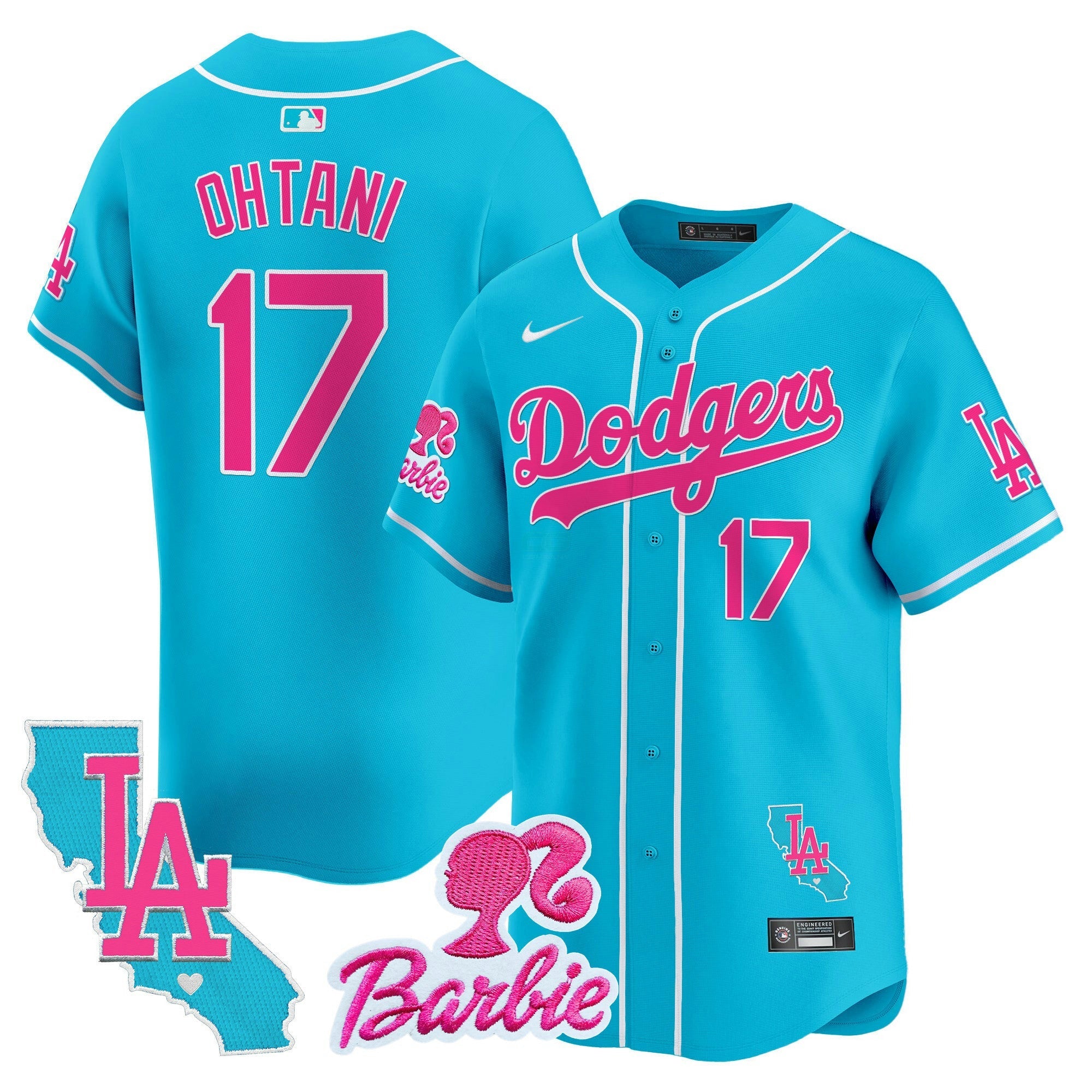 Camisa MLB Unisex Barbie Patch Vapor Premier Limited Jersey