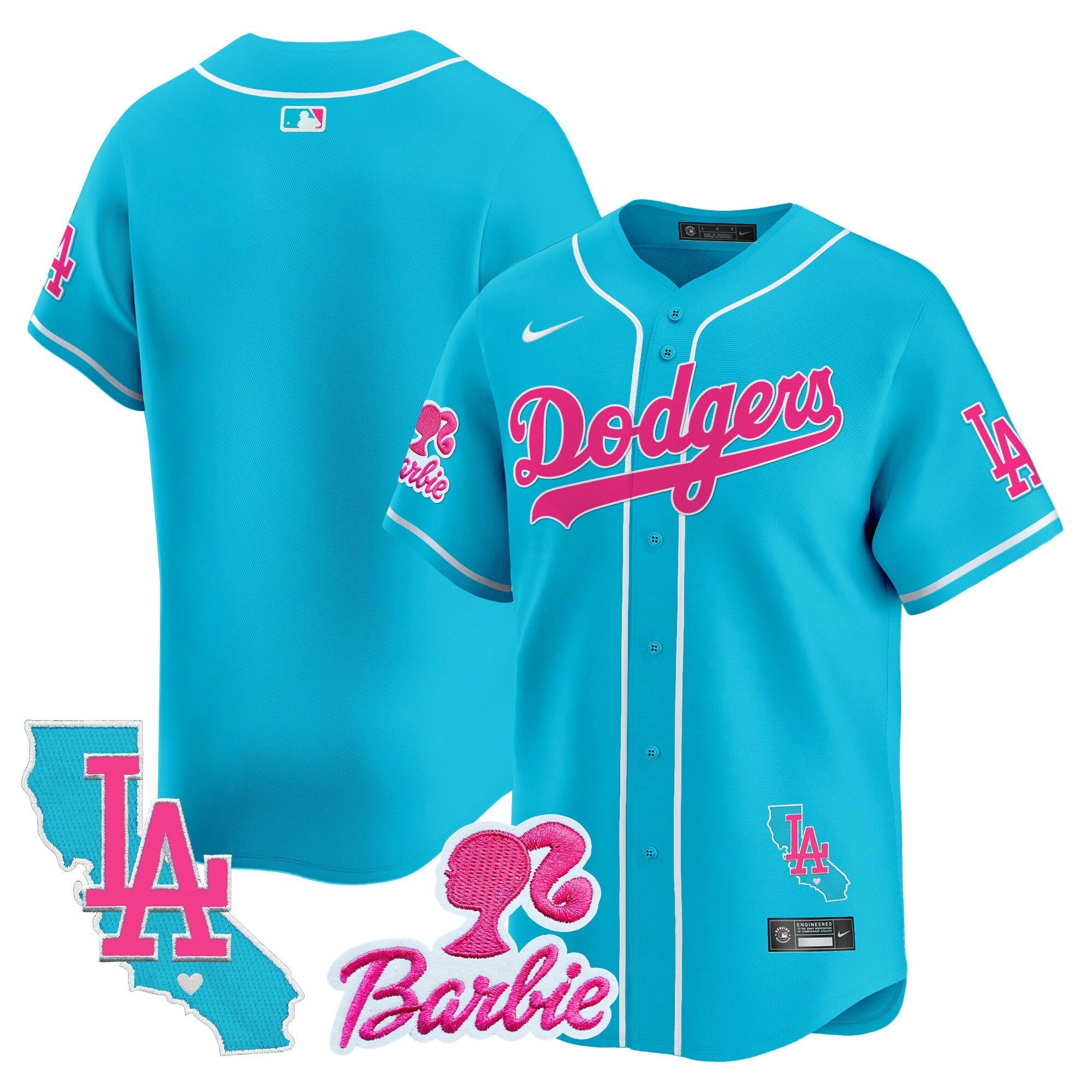 Camisa MLB Unisex Barbie Patch Vapor Premier Limited Jersey