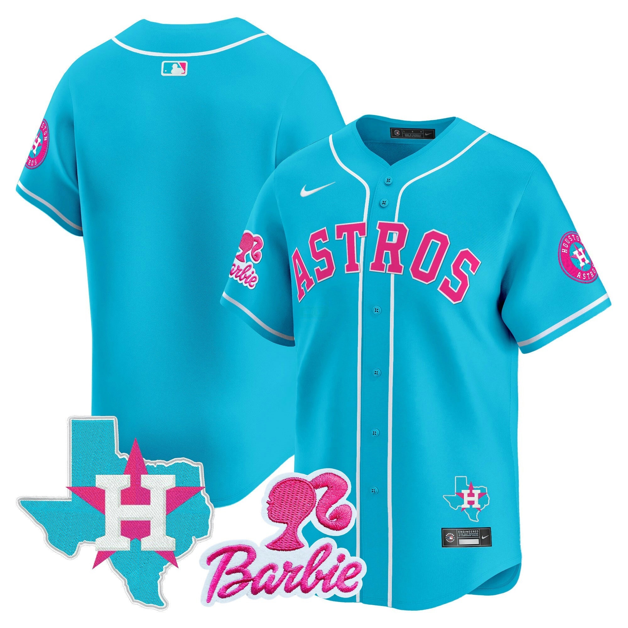 Camisa MLB Unisex Barbie Patch Vapor Premier Limited Jersey