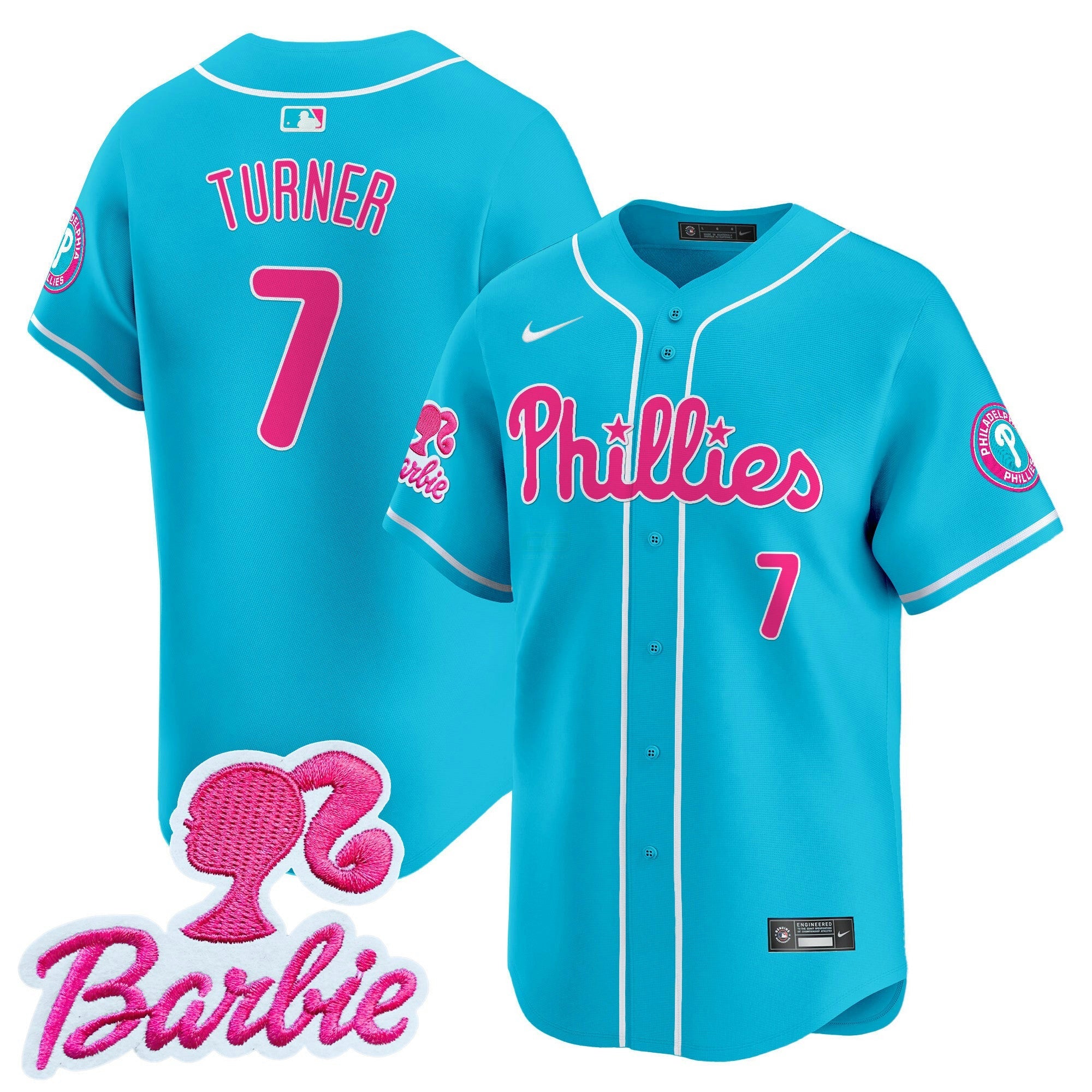 Camisa MLB Unisex Barbie Patch Vapor Premier Limited Jersey