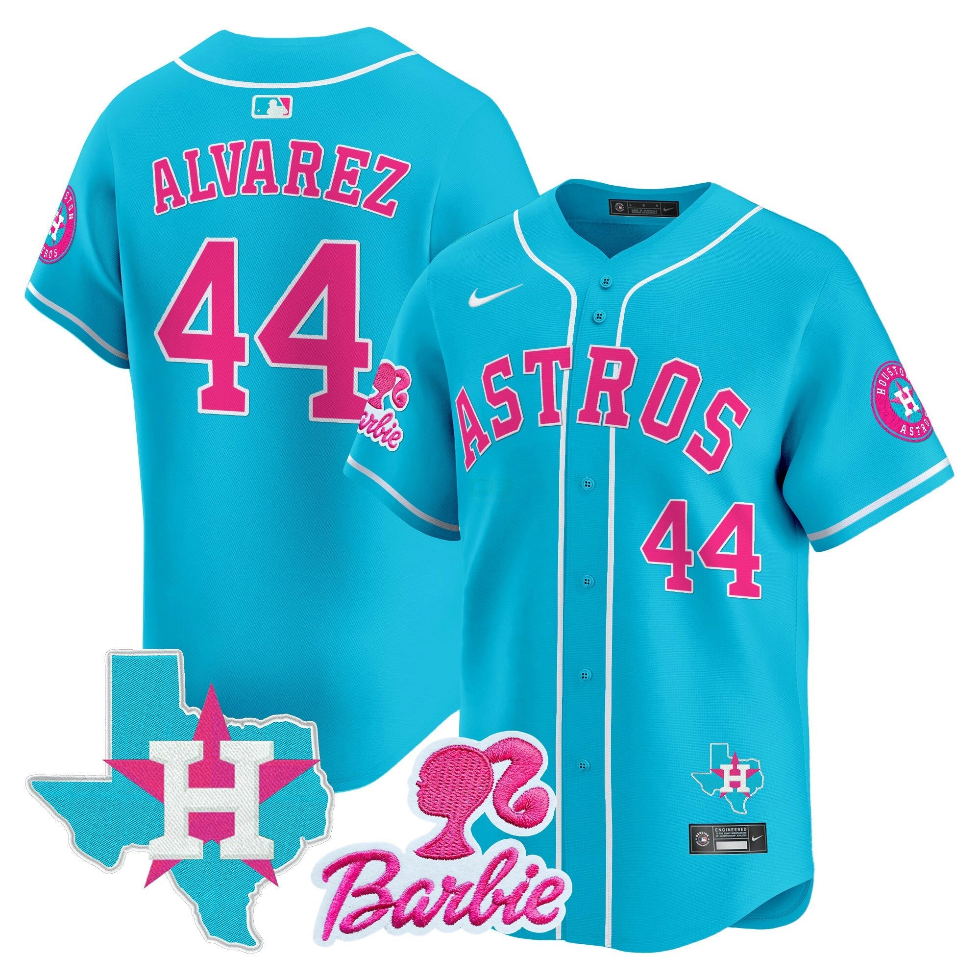 Camisa MLB Unisex Barbie Patch Vapor Premier Limited Jersey