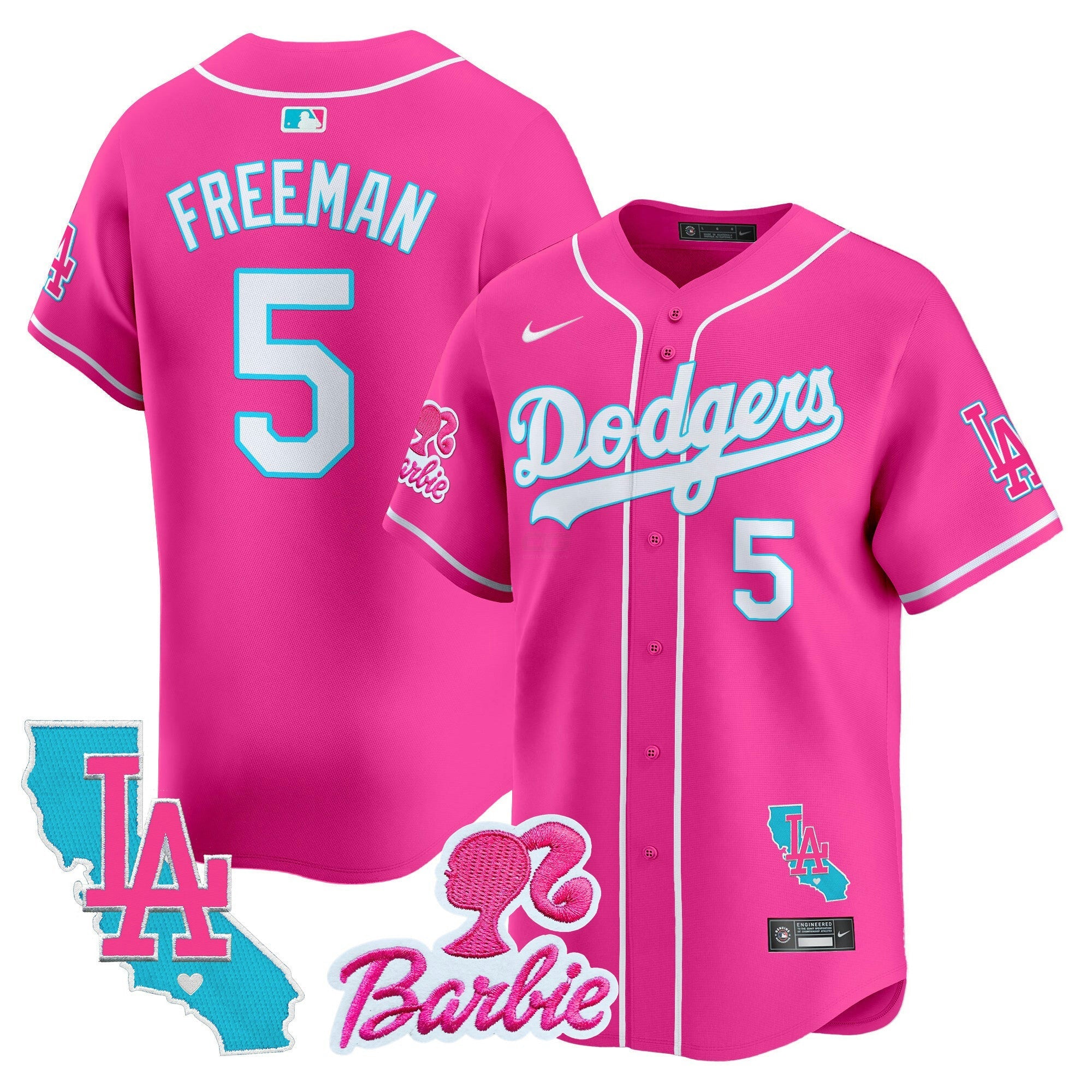Camisa MLB Unisex Barbie Patch Vapor Premier Limited Jersey