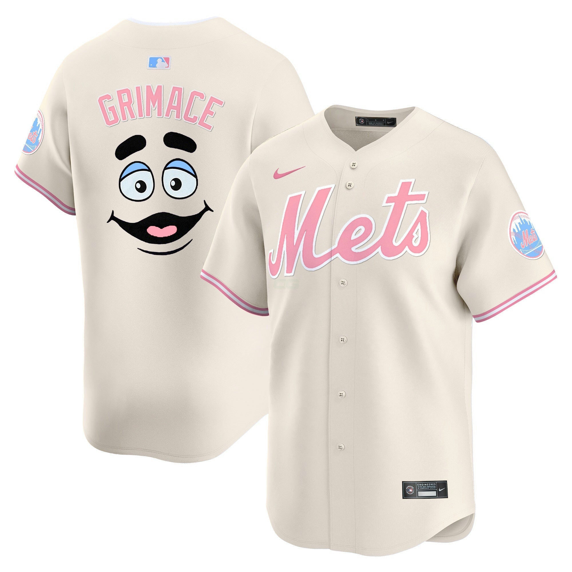 Camisa MLB Unisex Bubblegum Pink Vapor Premier Limited Jersey