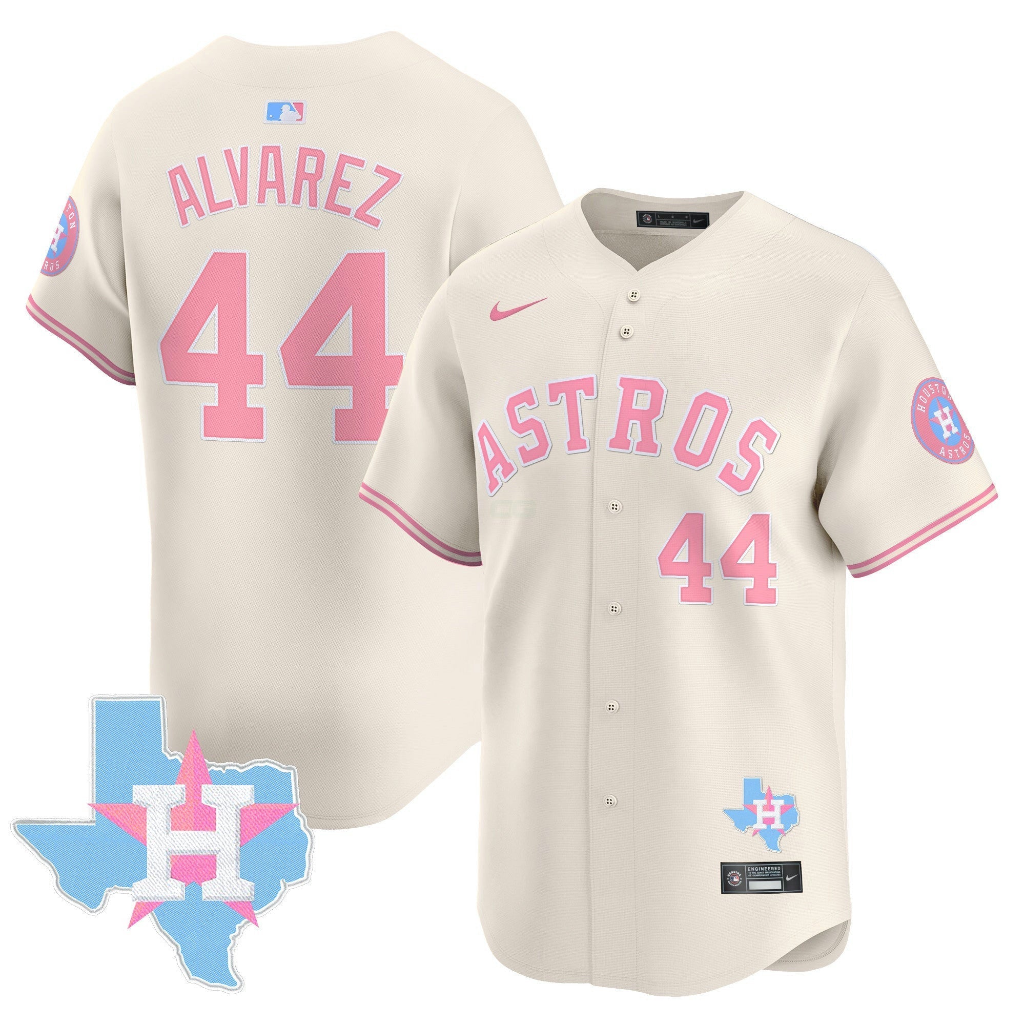 Camisa MLB Unisex Bubblegum Pink Vapor Premier Limited Jersey