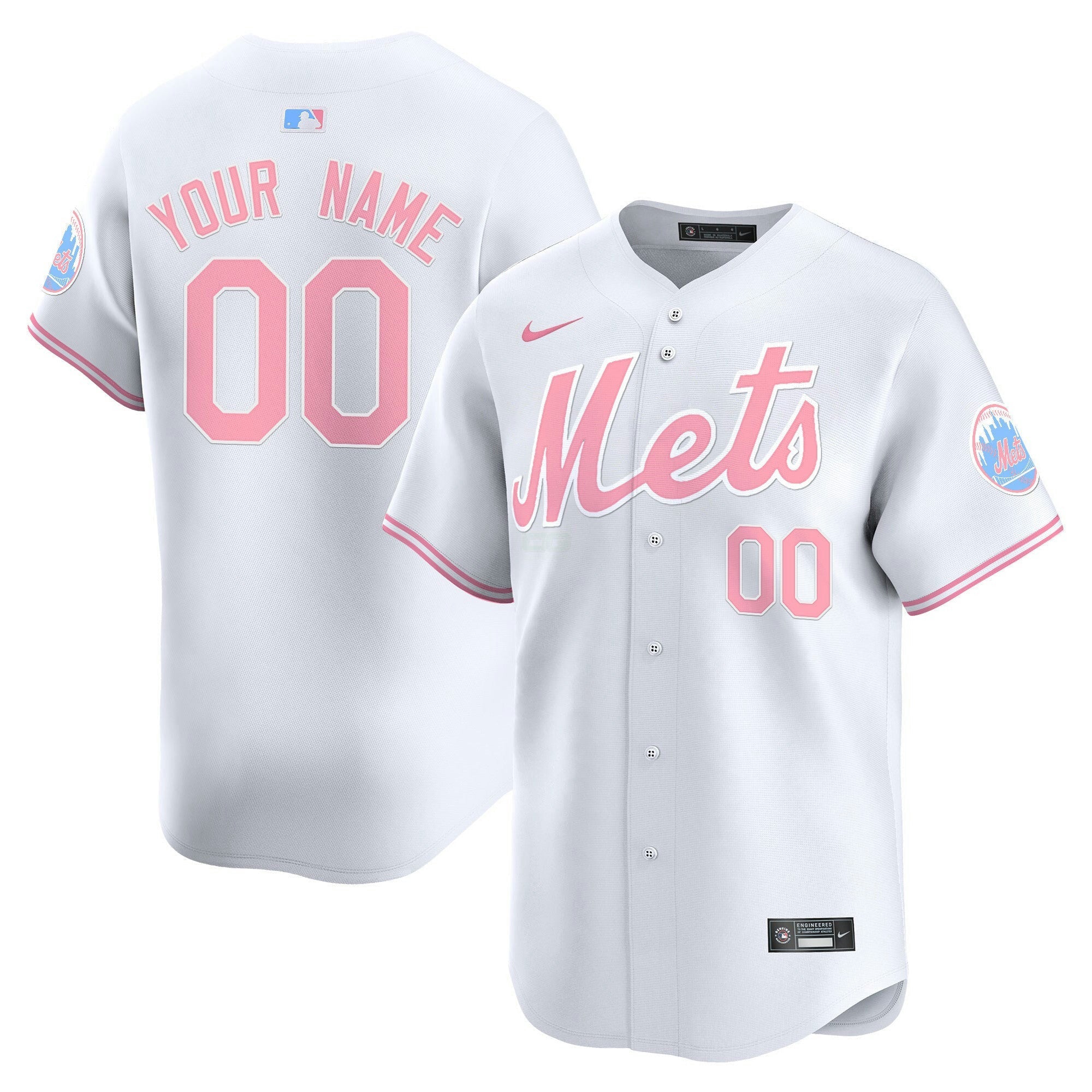 Camisa MLB Unisex Bubblegum Pink Vapor Premier Limited Jersey
