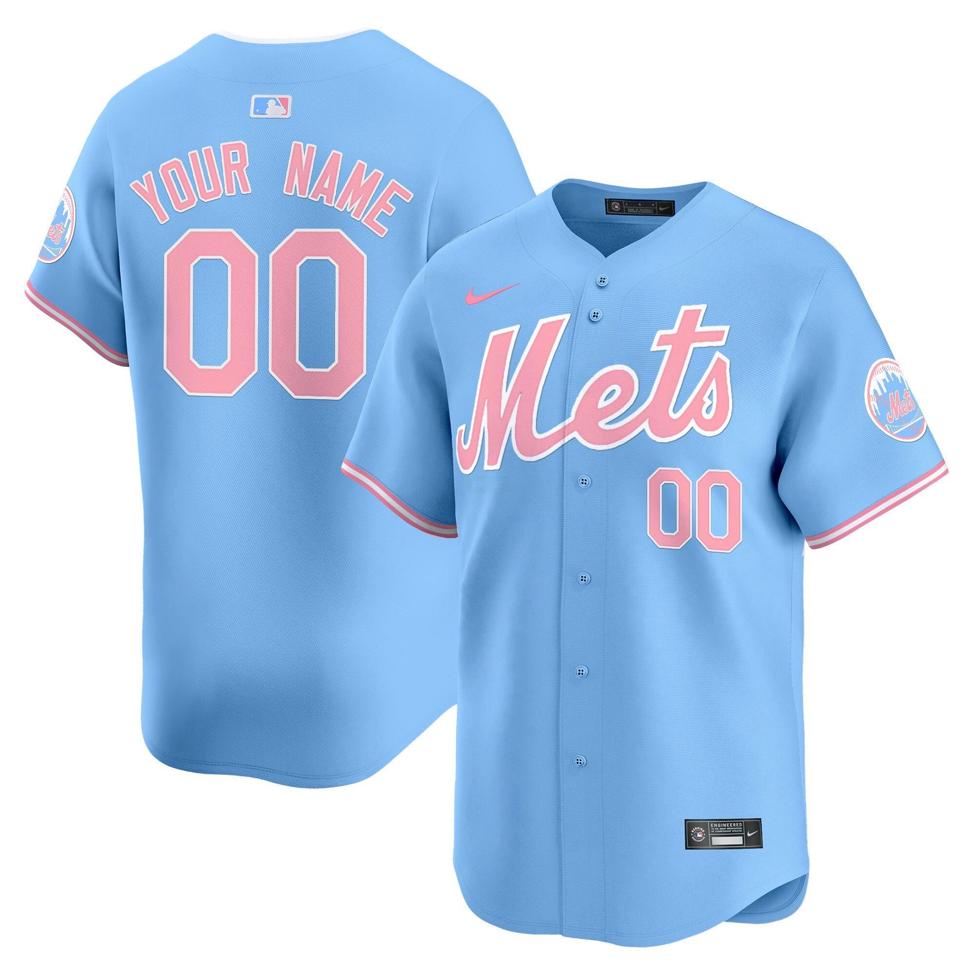 Camisa MLB Unisex Bubblegum Pink Vapor Premier Limited Jersey