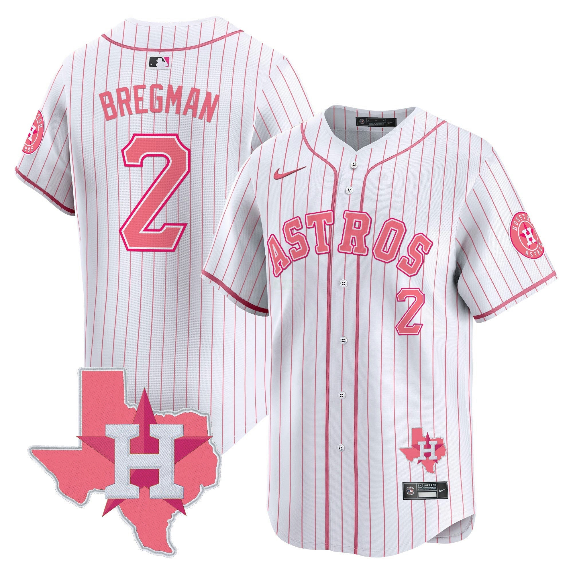 Camisa MLB Unisex Bubblegum Pink Vapor Premier Limited Jersey V2