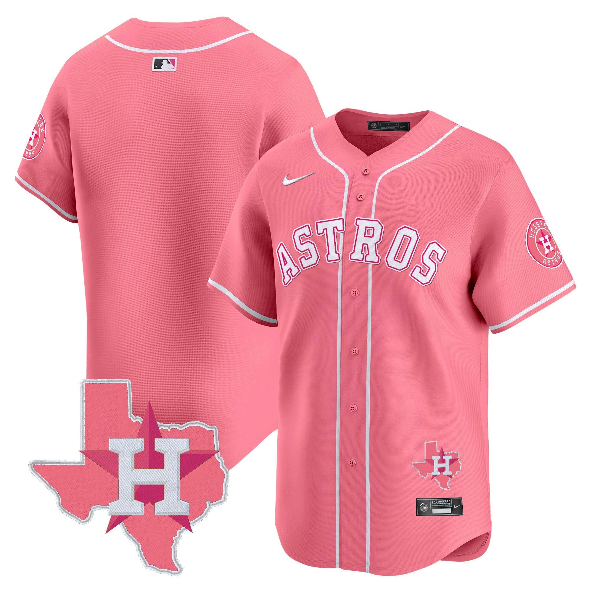 Camisa MLB Unisex Bubblegum Pink Vapor Premier Limited Jersey V2