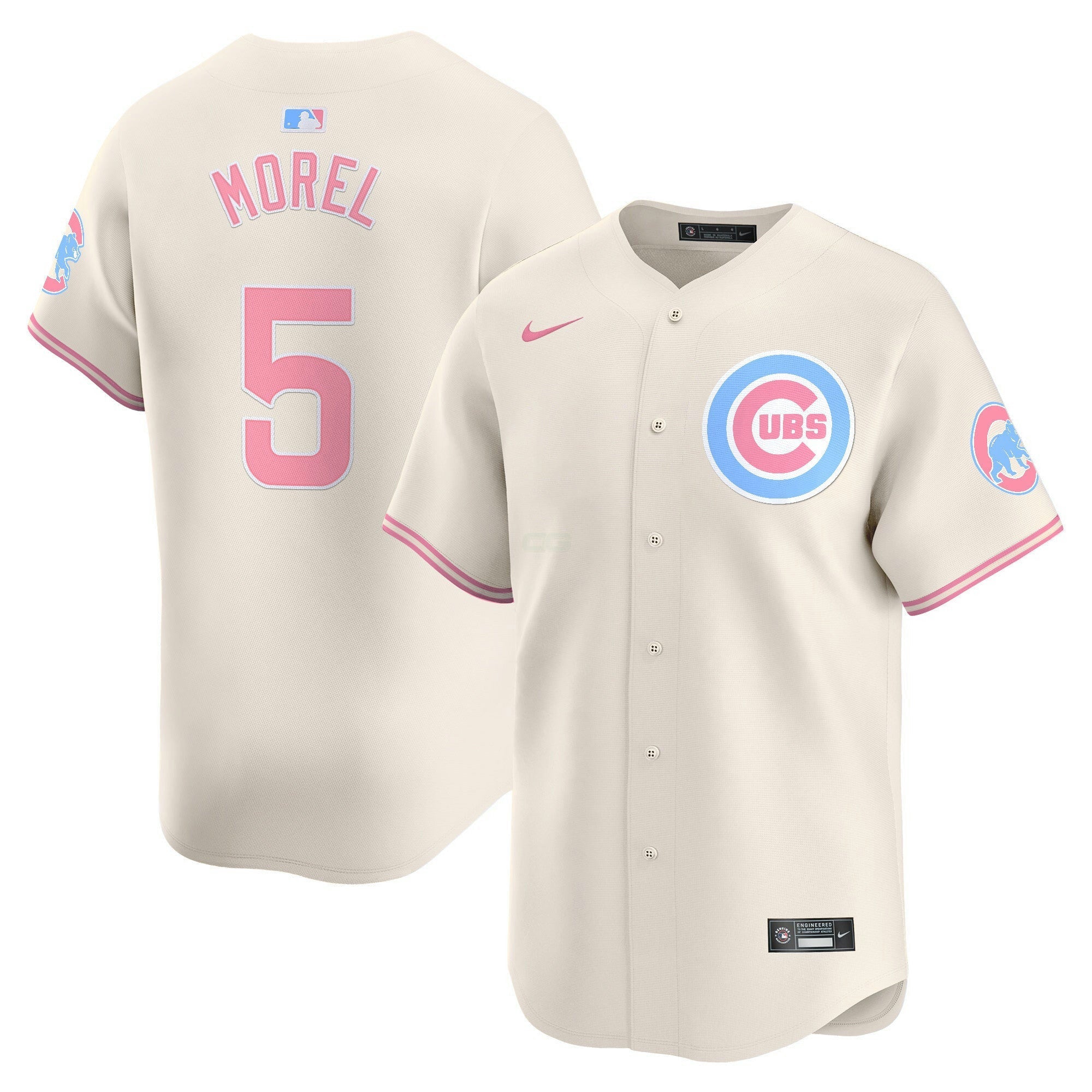 Camisa MLB Unisex Chicago Bubblegum Pink Vapor Premier Limited Jersey