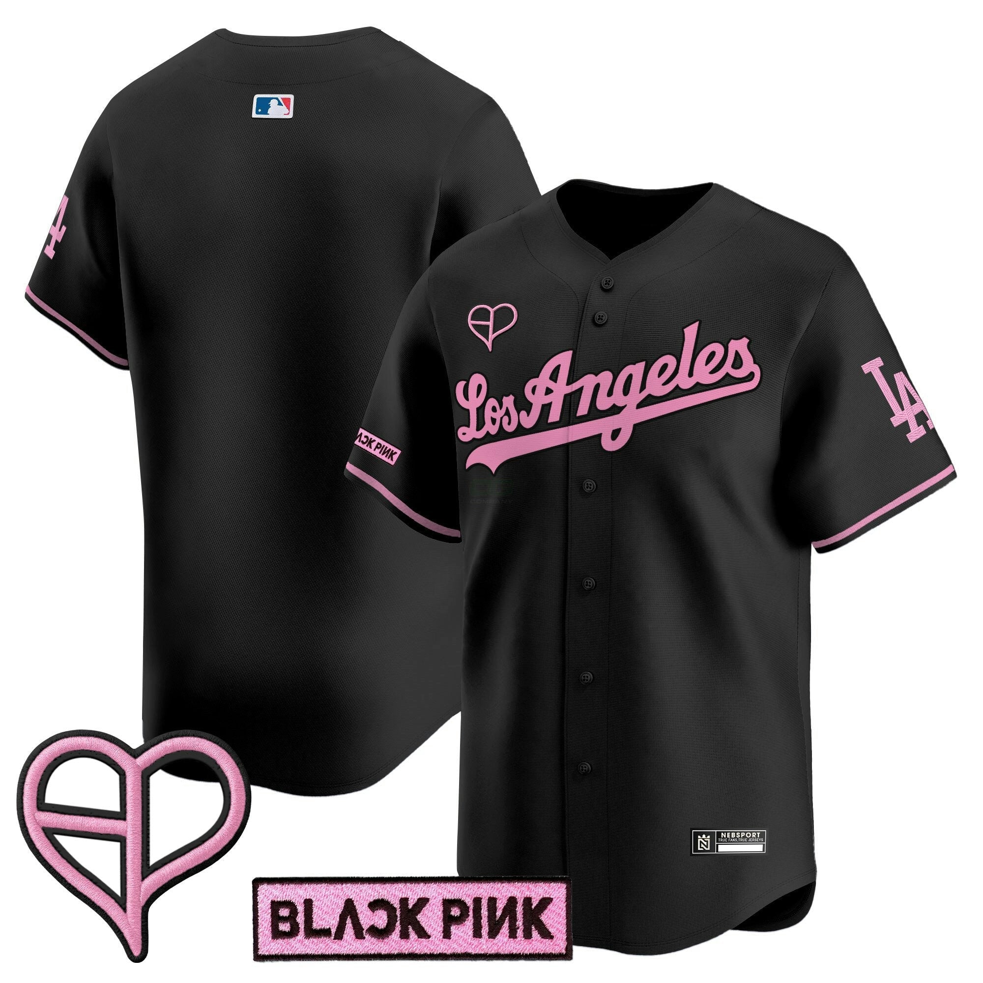 Camisa MLB Unisex Los Angeles x BLACKPINK 2025 Vapor Premier Limited Jersey