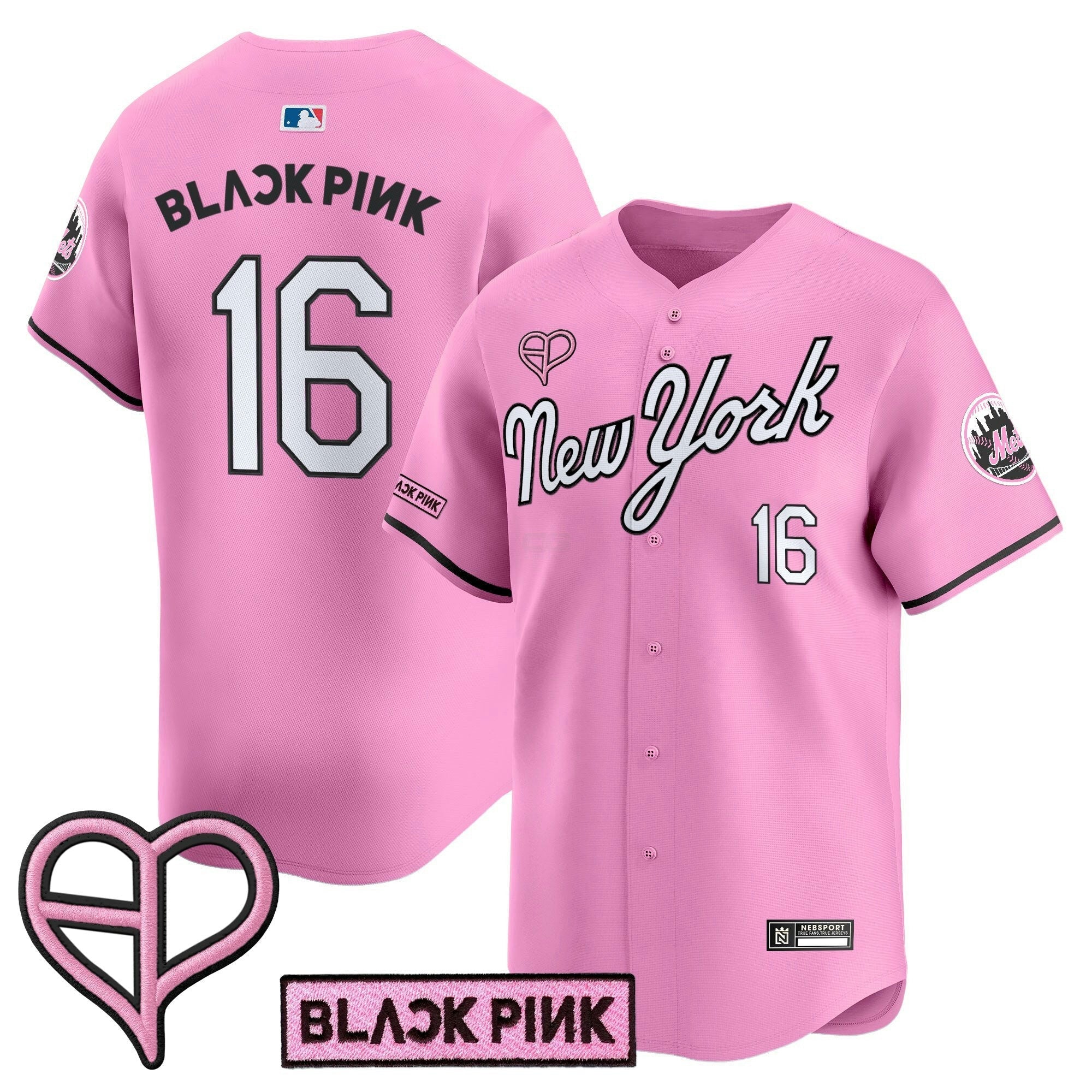 Camisa MLB Unisex New York x BLACKPINK 2025 Vapor Premier Limited Jersey