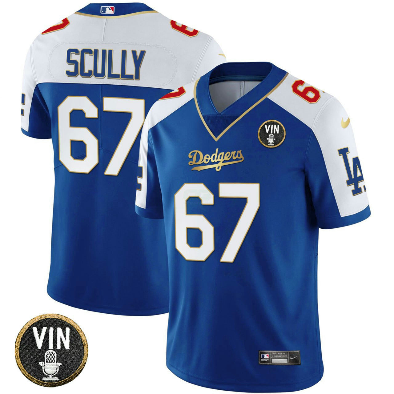 Camisa MLB Vin Scully Los Angeles Jersey - Vin Scully