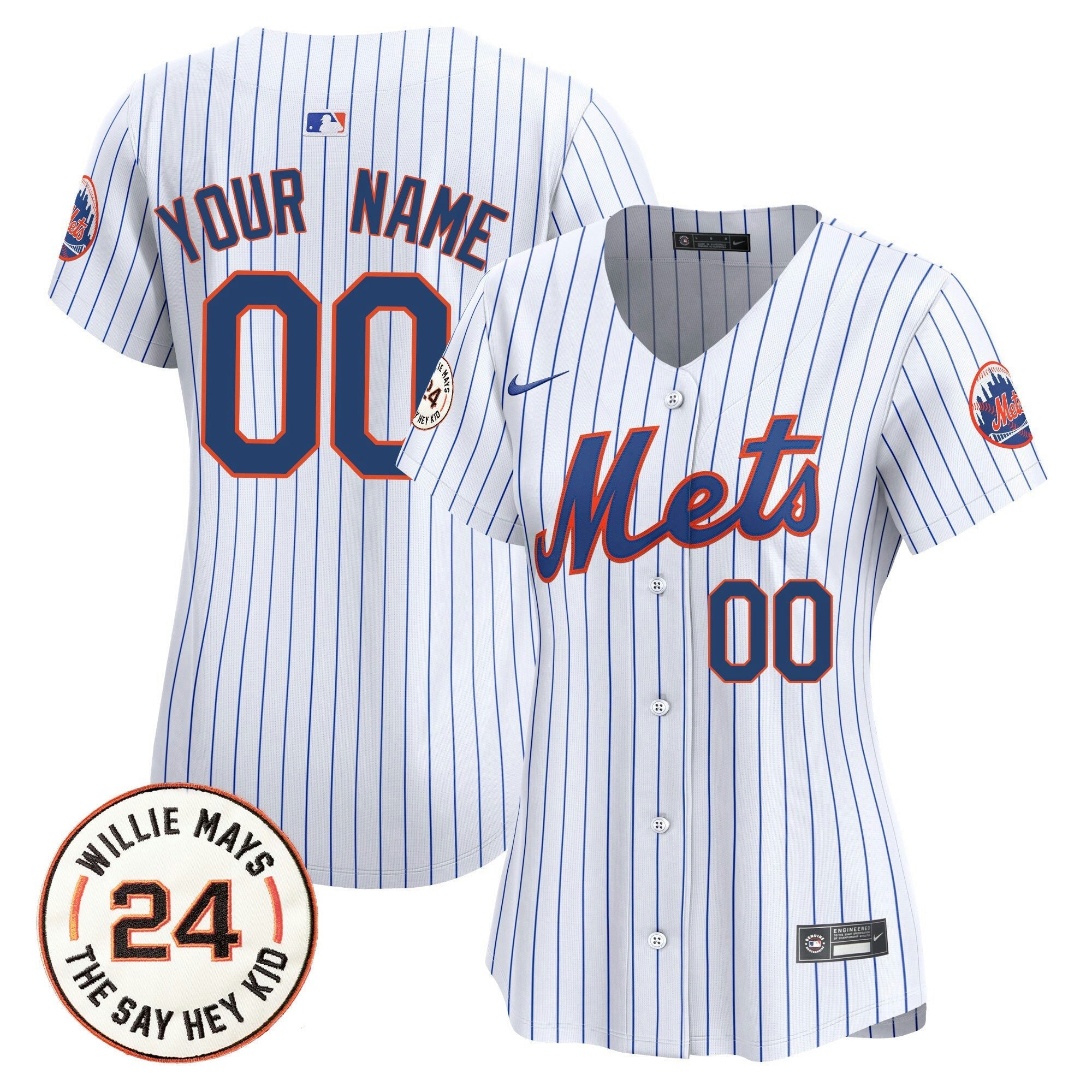 Camisa MLB Willie Mays Patch Vapor Premier Limited Jersey
