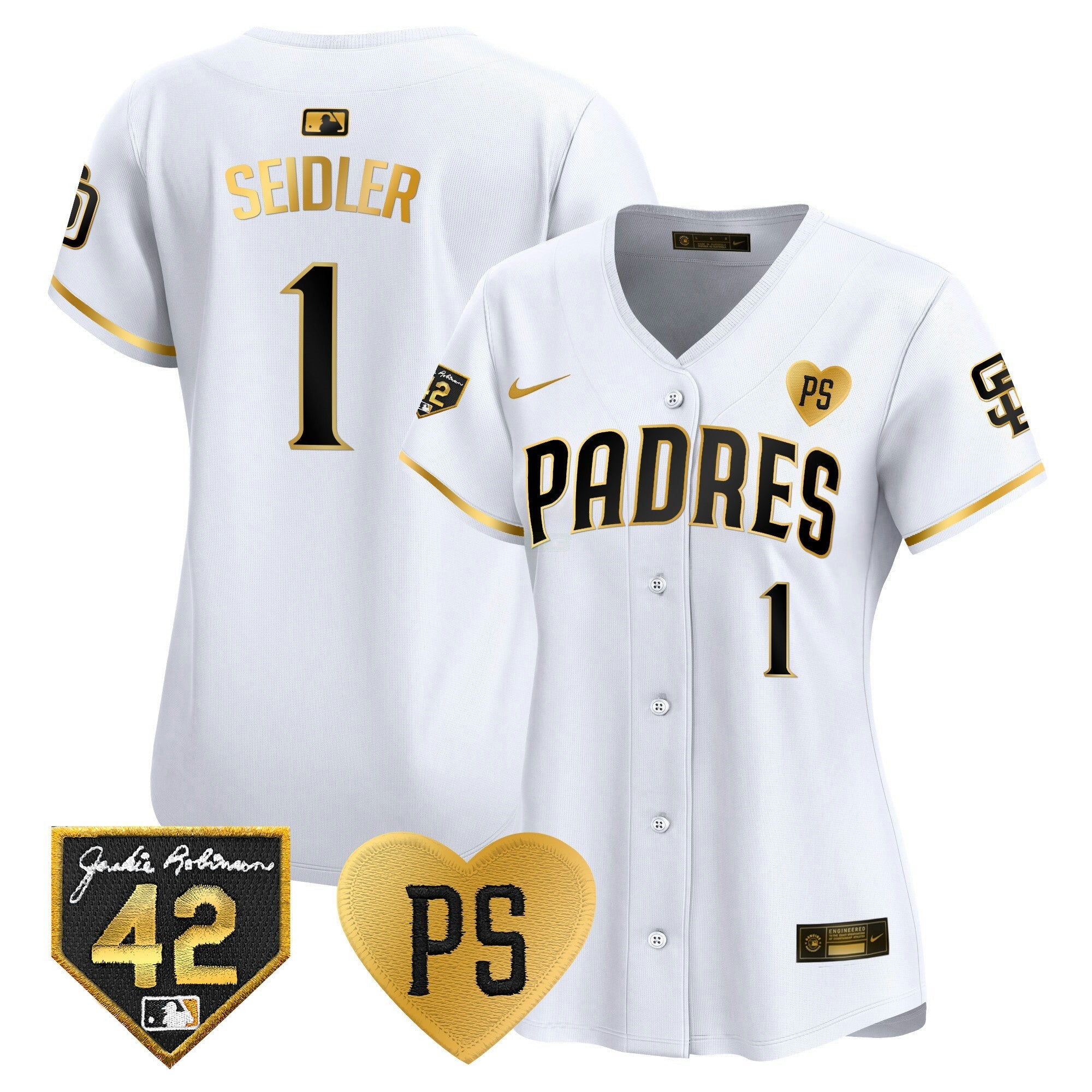 Camisa MLB Women’s 2024 “For Peter” & Robinson Patch Vapor Premier Limited Jersey
