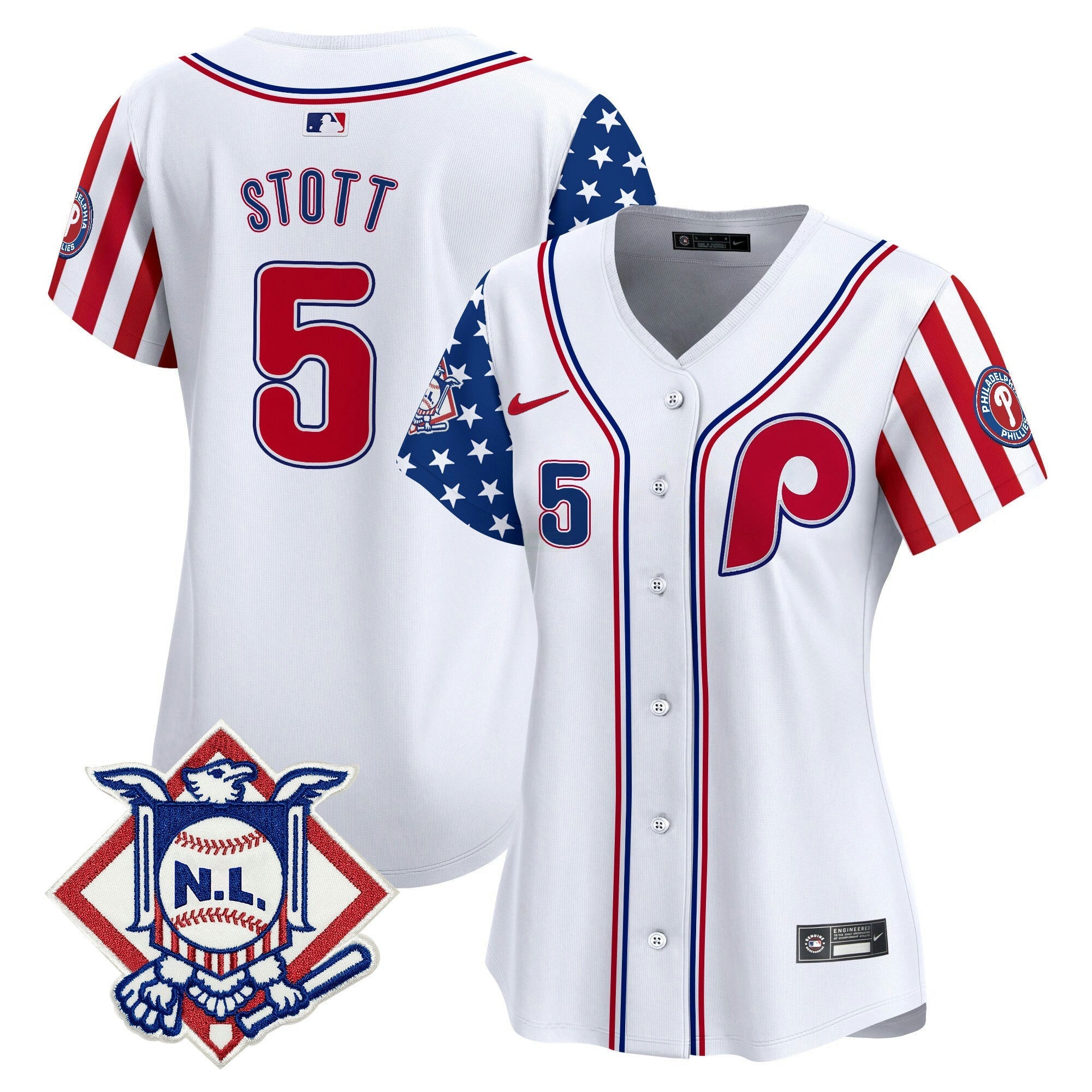Camisa MLB Women’s 2024 Fourth of July Vapor Premier Limited Jersey V2