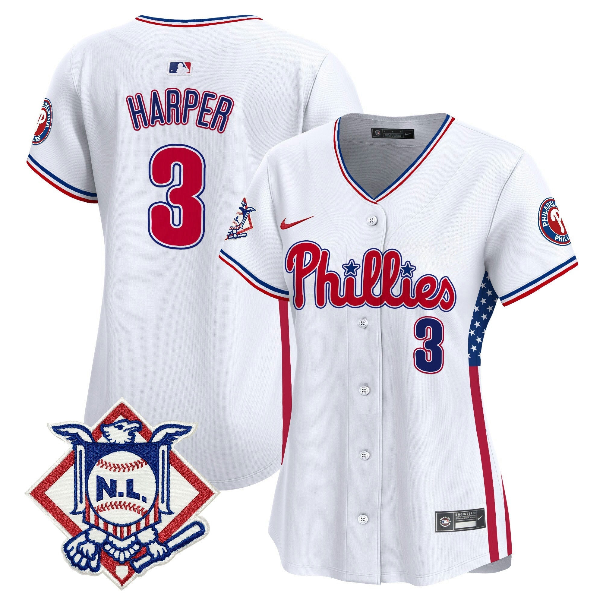 Camisa MLB Women’s 2024 Fourth of July Vapor Premier Limited Jersey V4