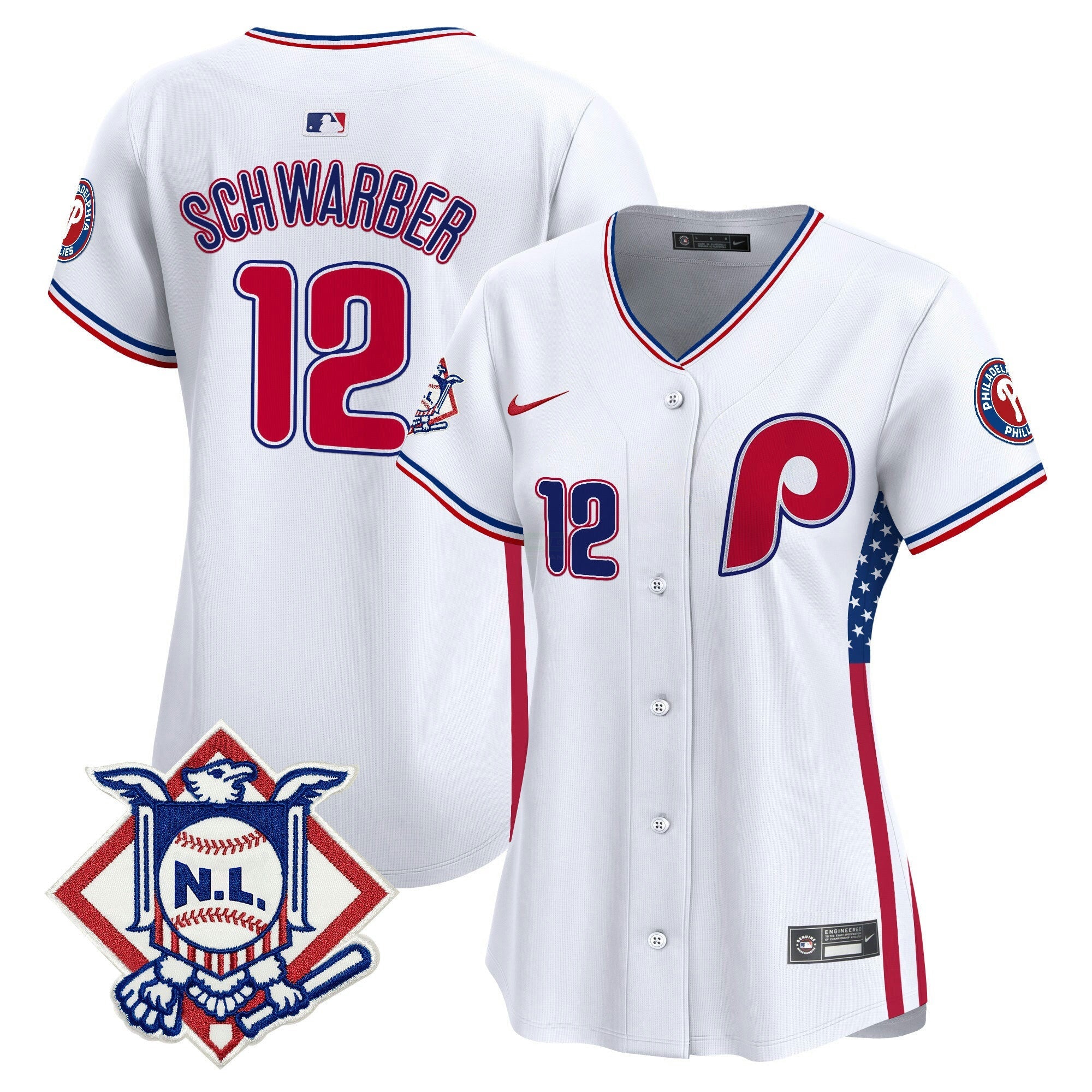 Camisa MLB Women’s 2024 Fourth of July Vapor Premier Limited Jersey V4