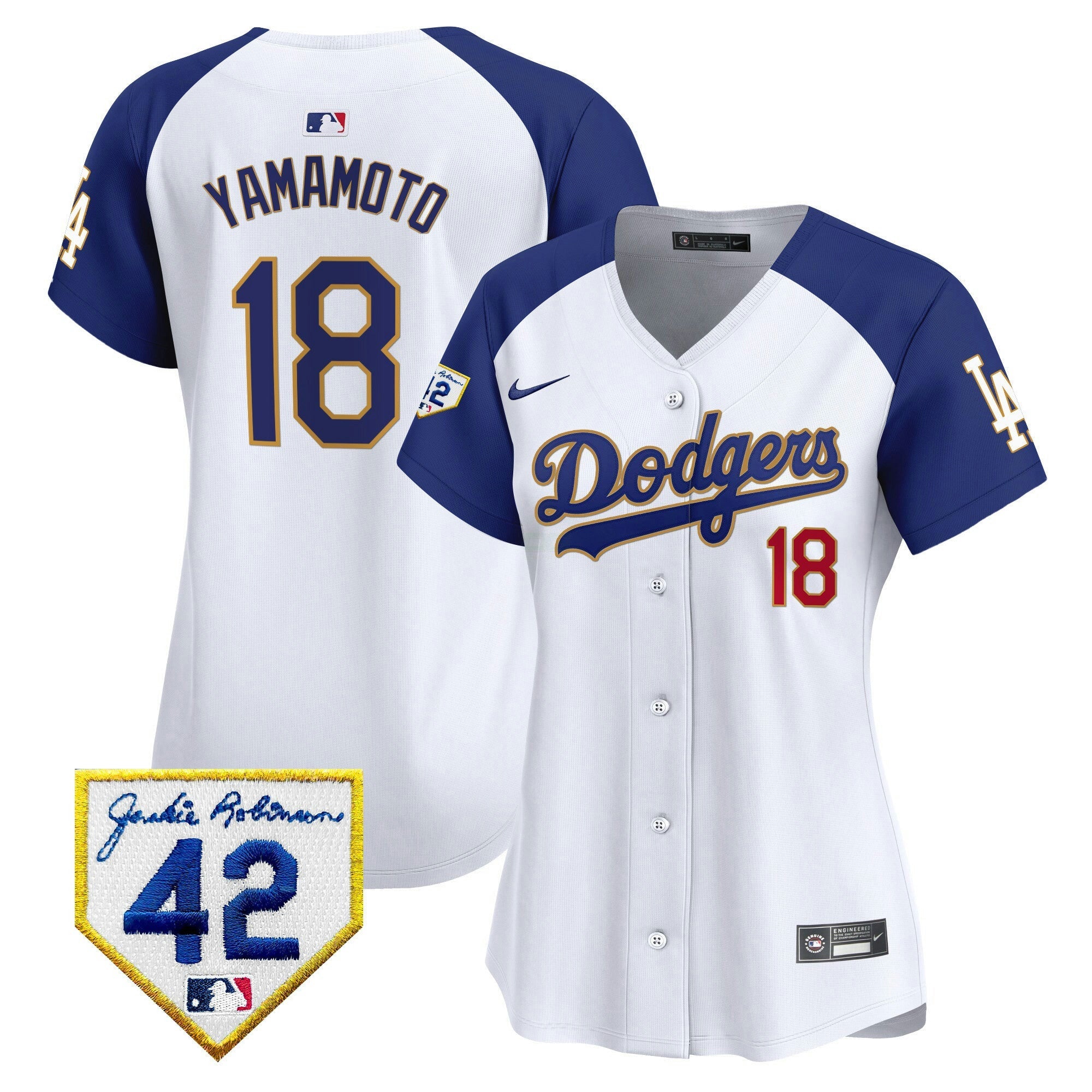Camisa MLB Women’s 2024 Jackie Robinson Patch Vapor Premier Limited Jersey