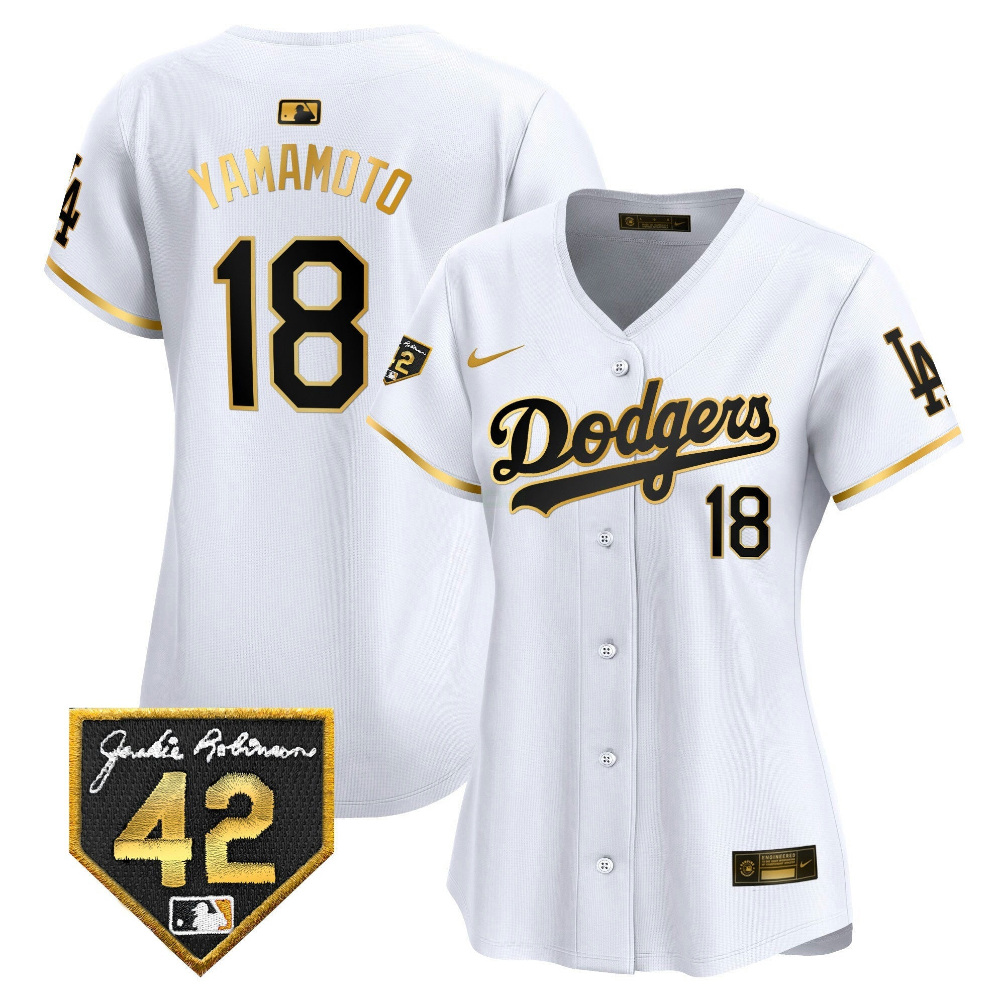 Camisa MLB Women’s 2024 Jackie Robinson Patch Vapor Premier Limited Jersey