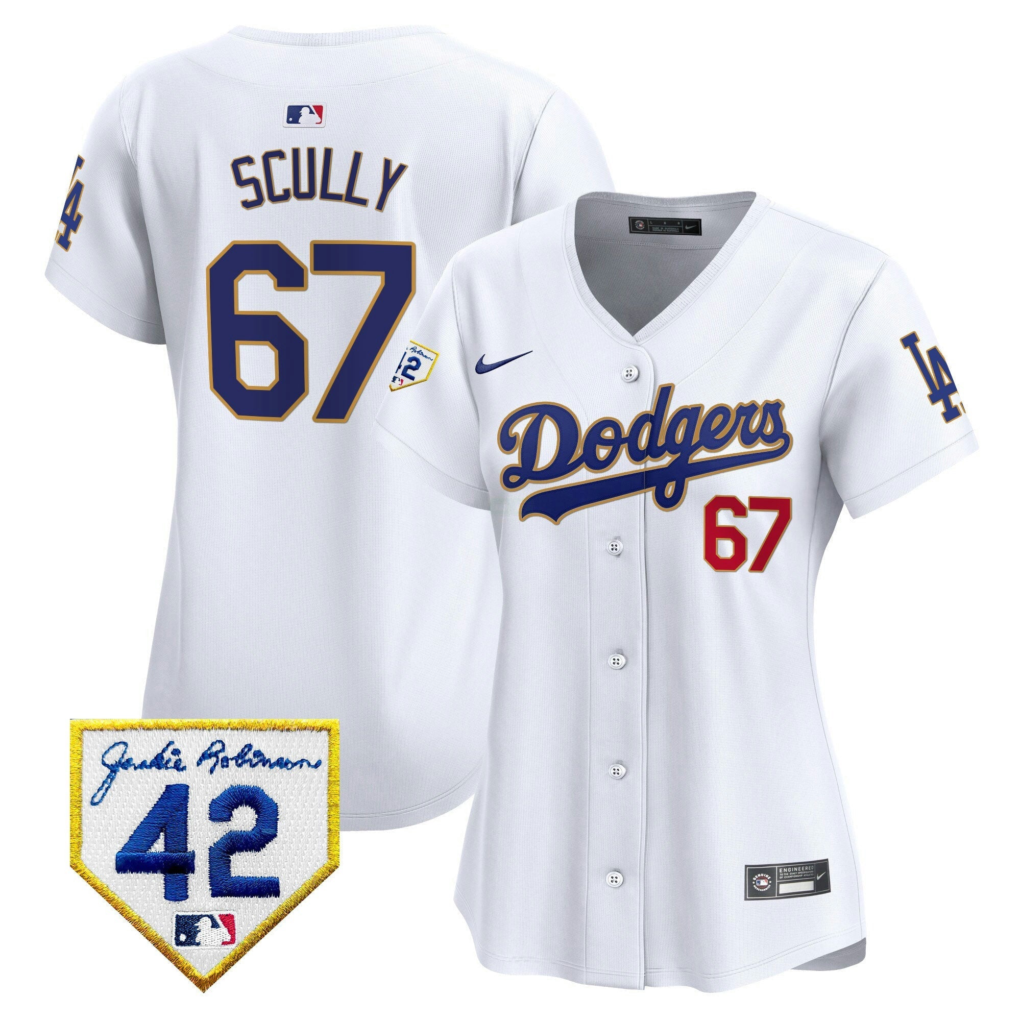 Camisa MLB Women’s 2024 Jackie Robinson Patch Vapor Premier Limited Jersey