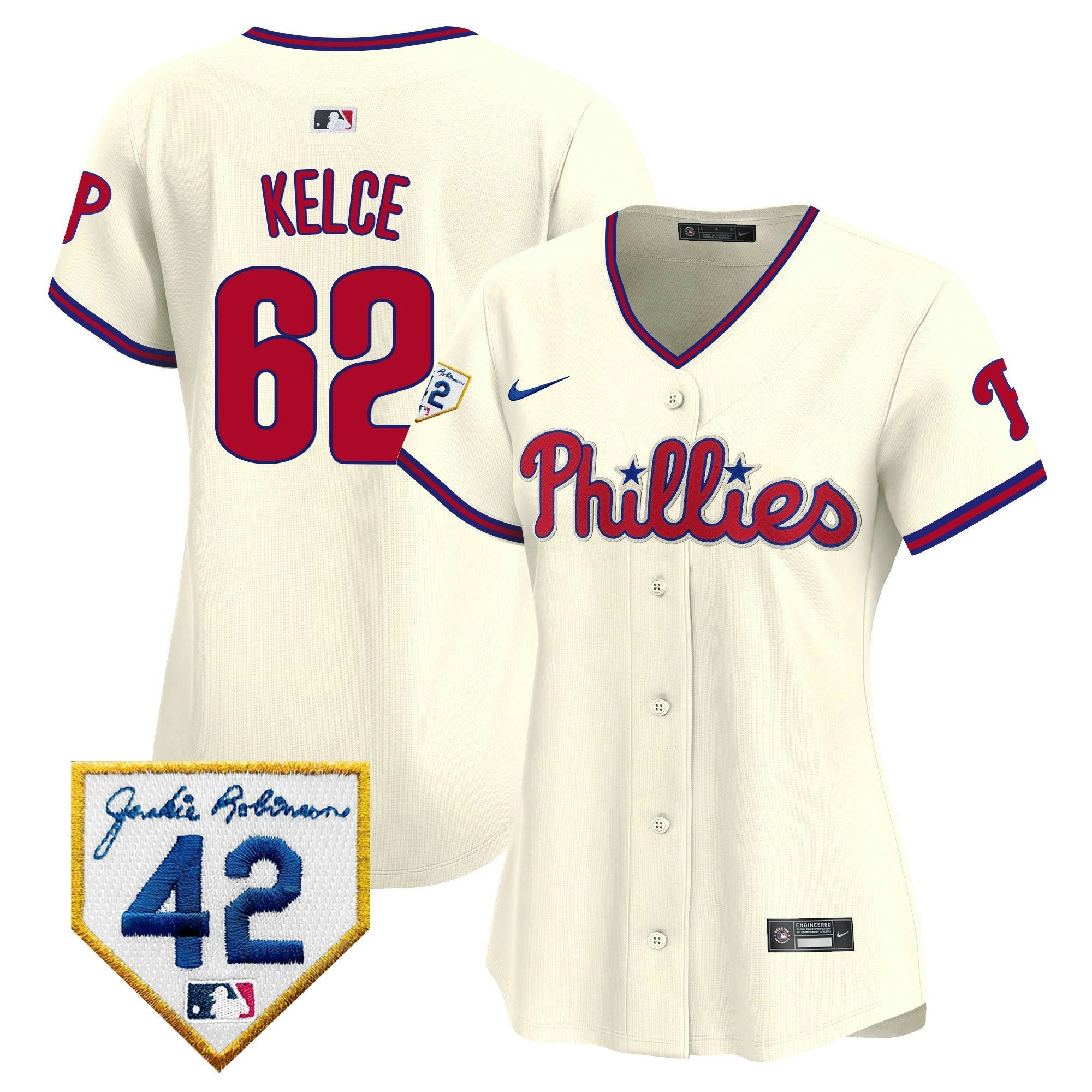 Camisa MLB Women’s 2024 Jackie Robinson Patch Vapor Premier Limited Jersey
