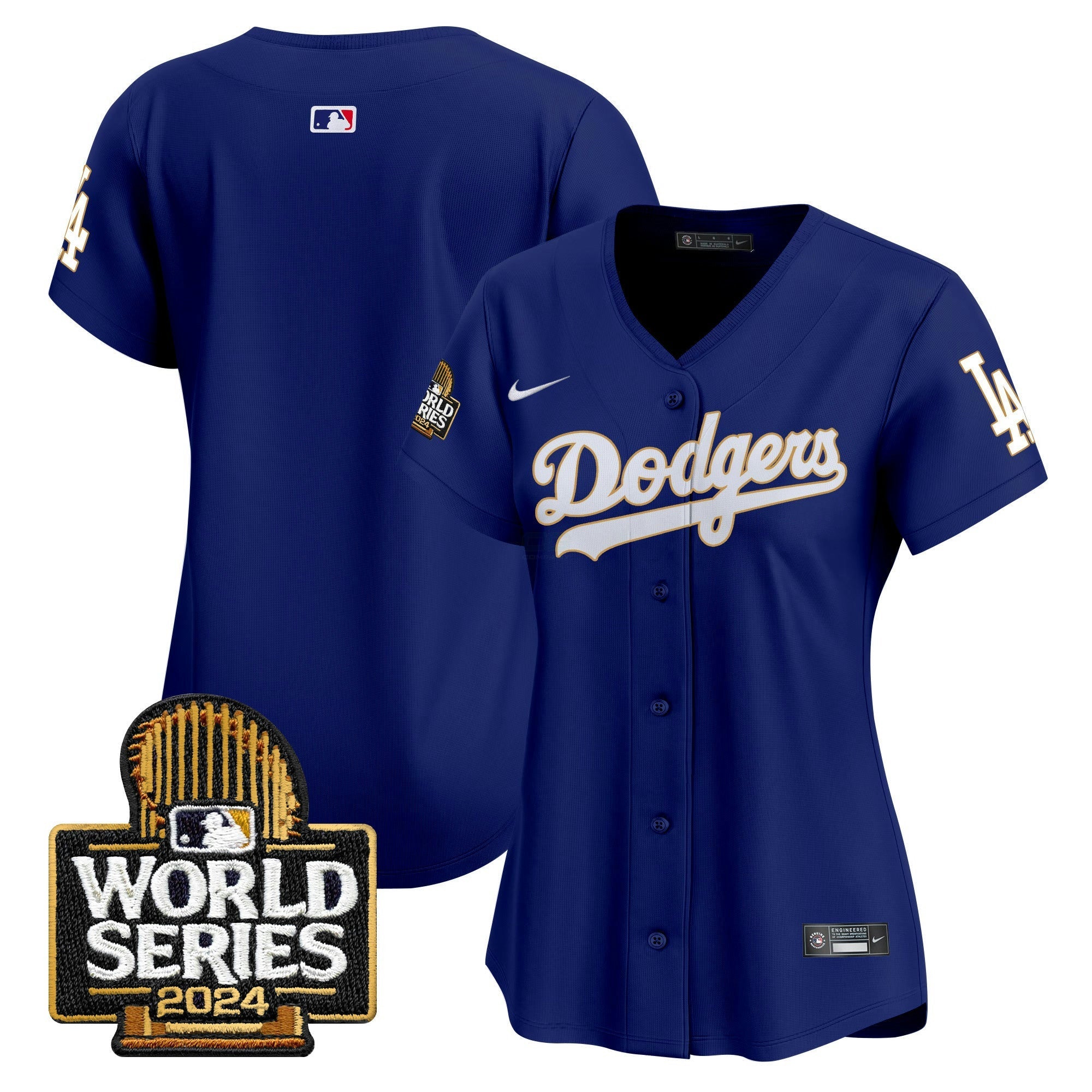 Camisa MLB Women’s 2024 World Series Dourada Trim Vapor Premier Limited Jersey