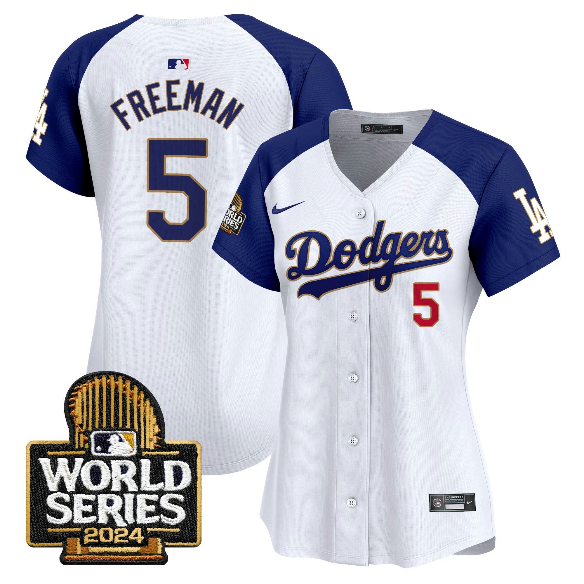 Camisa MLB Women’s 2024 World Series Dourada Trim Vapor Premier Limited Jersey
