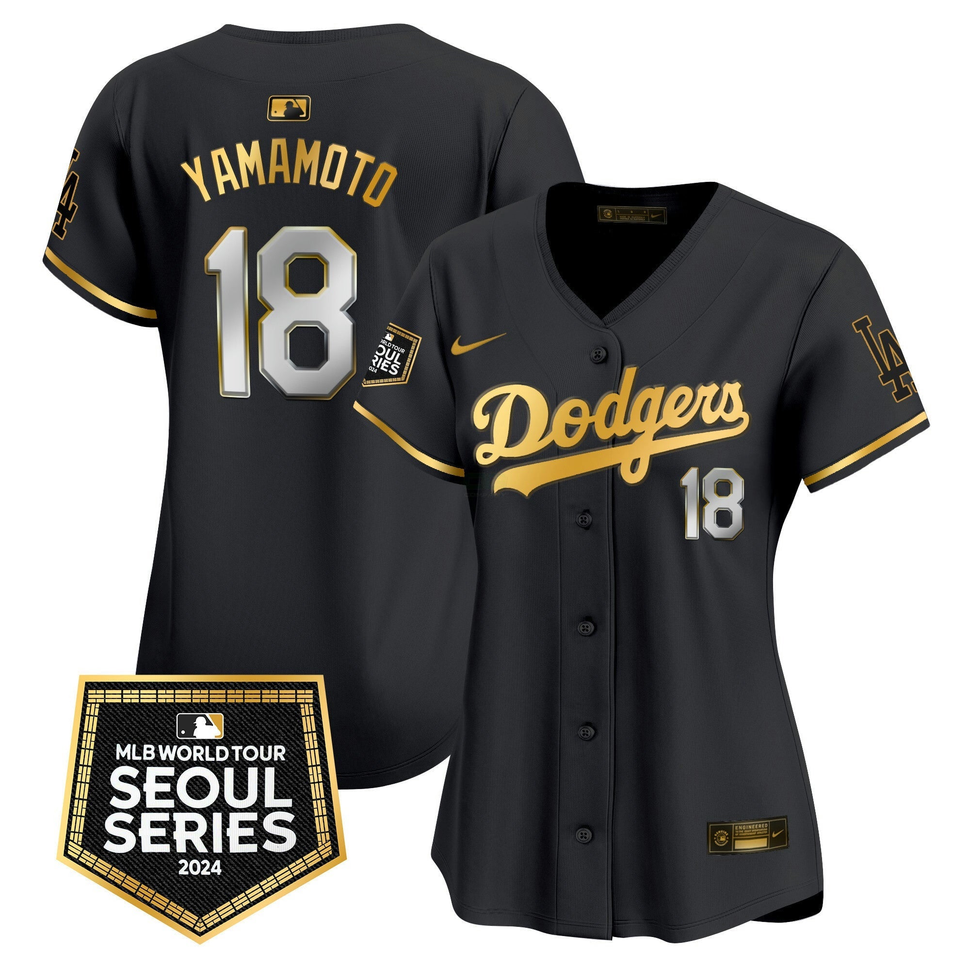 Camisa MLB Women’s 2024 World Tour Seoul Series Patch Vapor Premier Limited Jersey