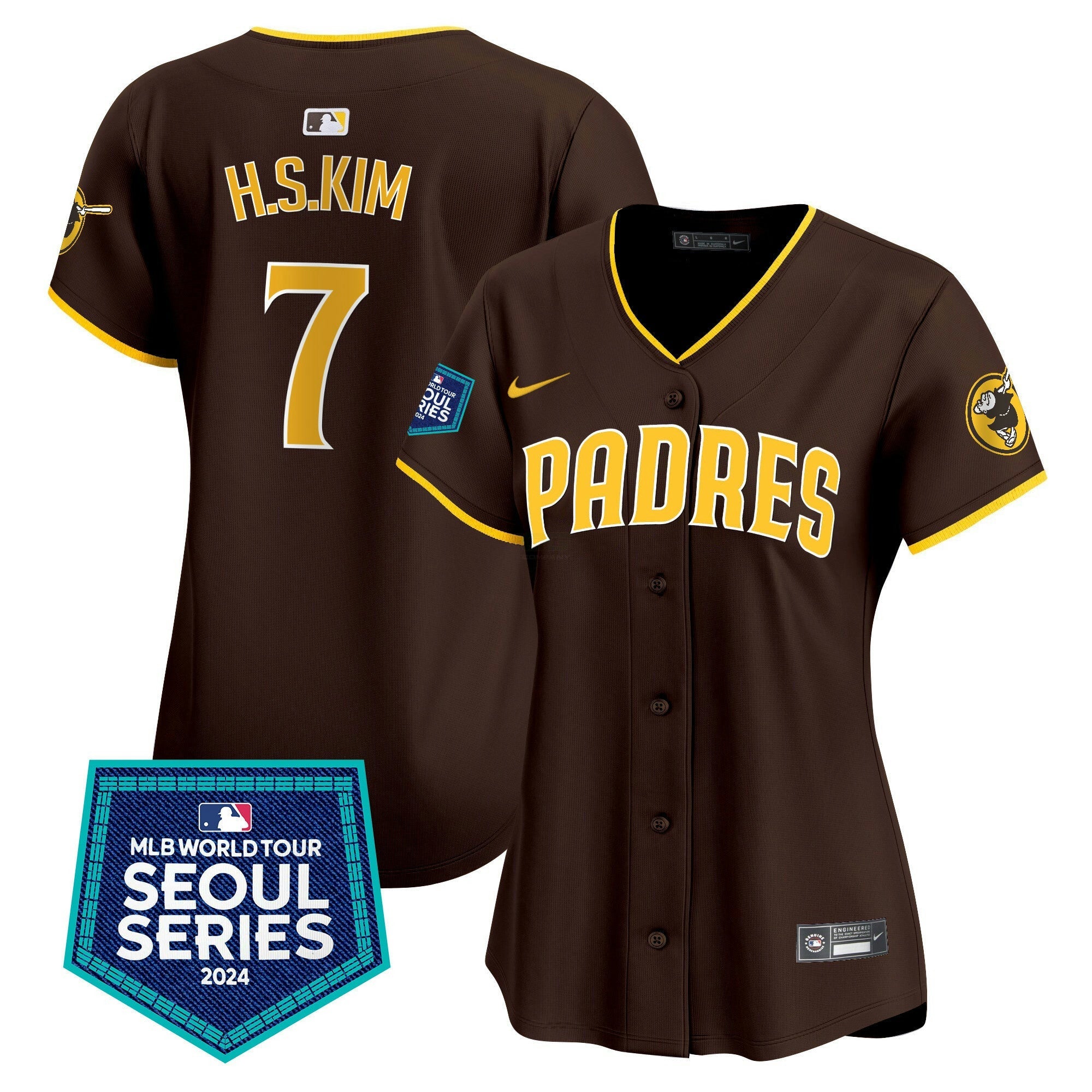 Camisa MLB Women’s 2024 World Tour Seoul Series Patch Vapor Premier Limited Jersey