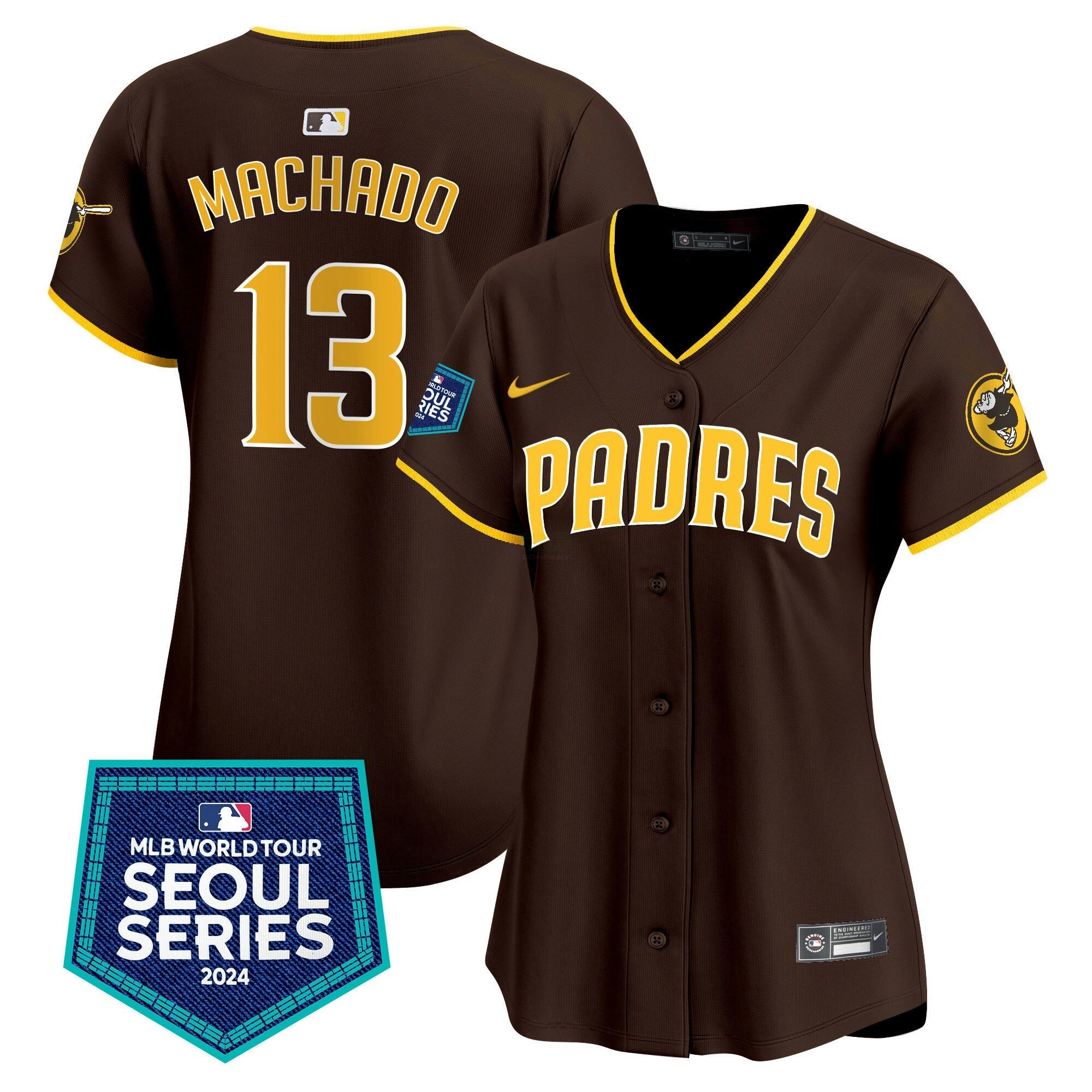 Camisa MLB Women’s 2024 World Tour Seoul Series Patch Vapor Premier Limited Jersey
