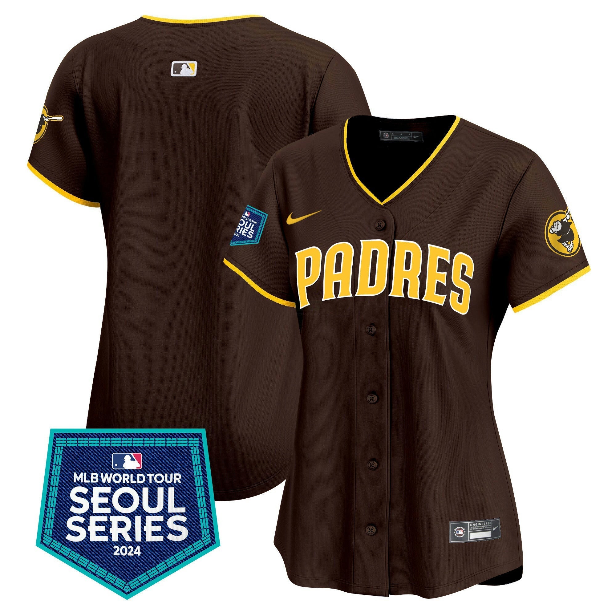Camisa MLB Women’s 2024 World Tour Seoul Series Patch Vapor Premier Limited Jersey